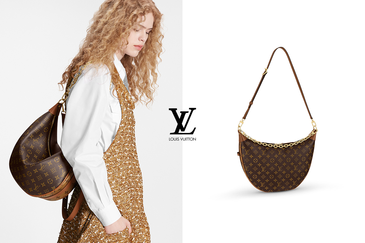 LV Loop Hobo Monogram Canvas - Handbags 11" สุดยอดเดอะเบสท์ไอเท็ม ต้องยกให้เลย กับกระเป๋าสะพายใบใหญ่ สวยหรู ดูแพงมาแต่ไกล ยังคงคลาสสิค ผู้ดี หรูหรา ขนาดกำลังพอดี ใส่โทรศัพท์ได้ทุกรุ่น วัสดุหนังแคนวาสคุณภาพ ด้านหน้ามีช่องซิปแยก สายสะพายมีมาให้ถึง 2 แบ