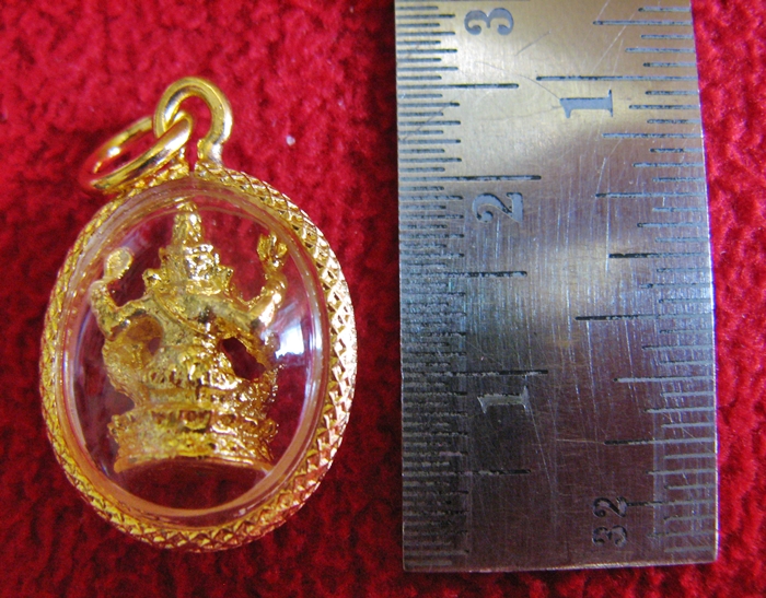 สินค้าหมดค่ะ จี้พระพิฆเนศปางรีนาโมจัน คณปติ(ช่วยขจัดหนี้สิน อุปสรรค ทวีทรัพย์)ทรงวงรี เนื้อทองเลี่ยมกรอบลายผ่าหวายทองไมครอน พร้อมใบคาถาค่ะ