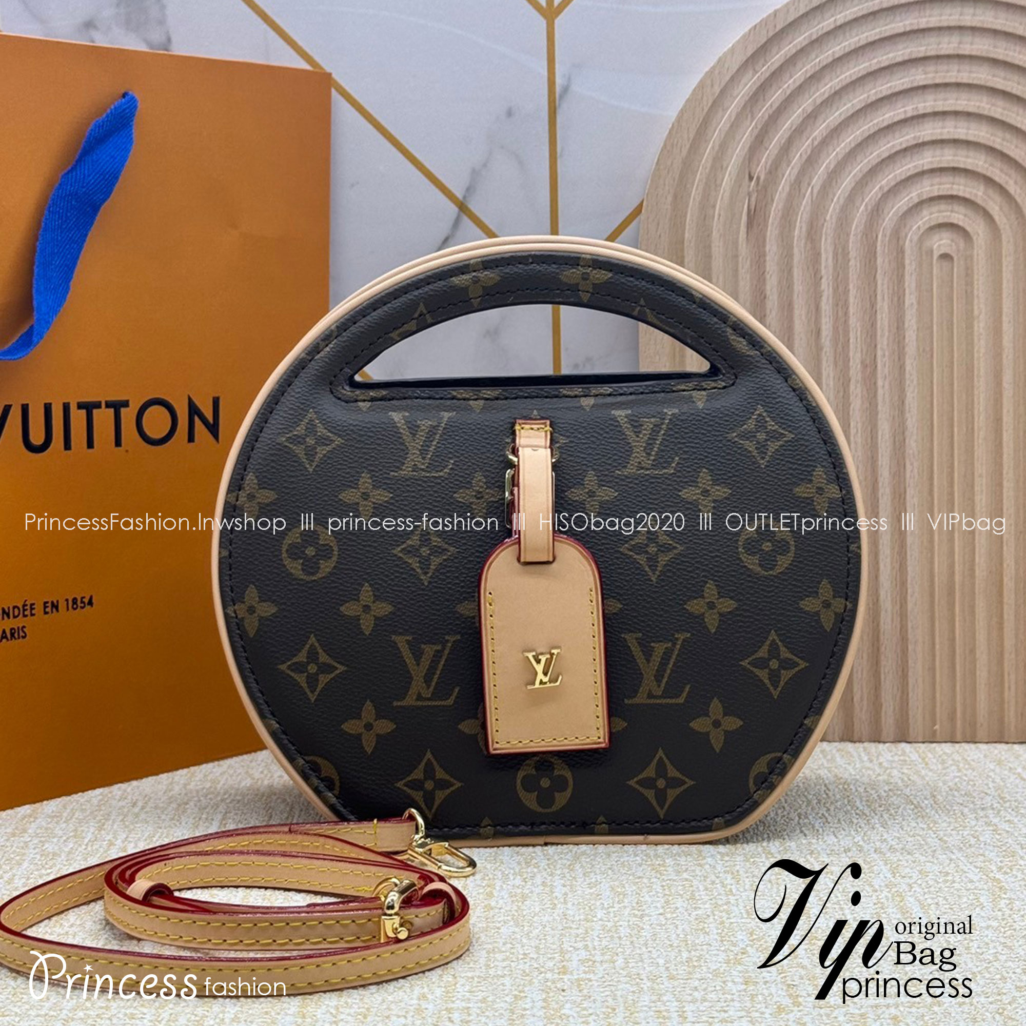 LV Around Me PM Bag / LV Circle Monogram เกรดออริจินอล 1:1 สลับแท้ ภาพถ่ายจากงานขายจริง ใช้งานต่างประเทศได้
