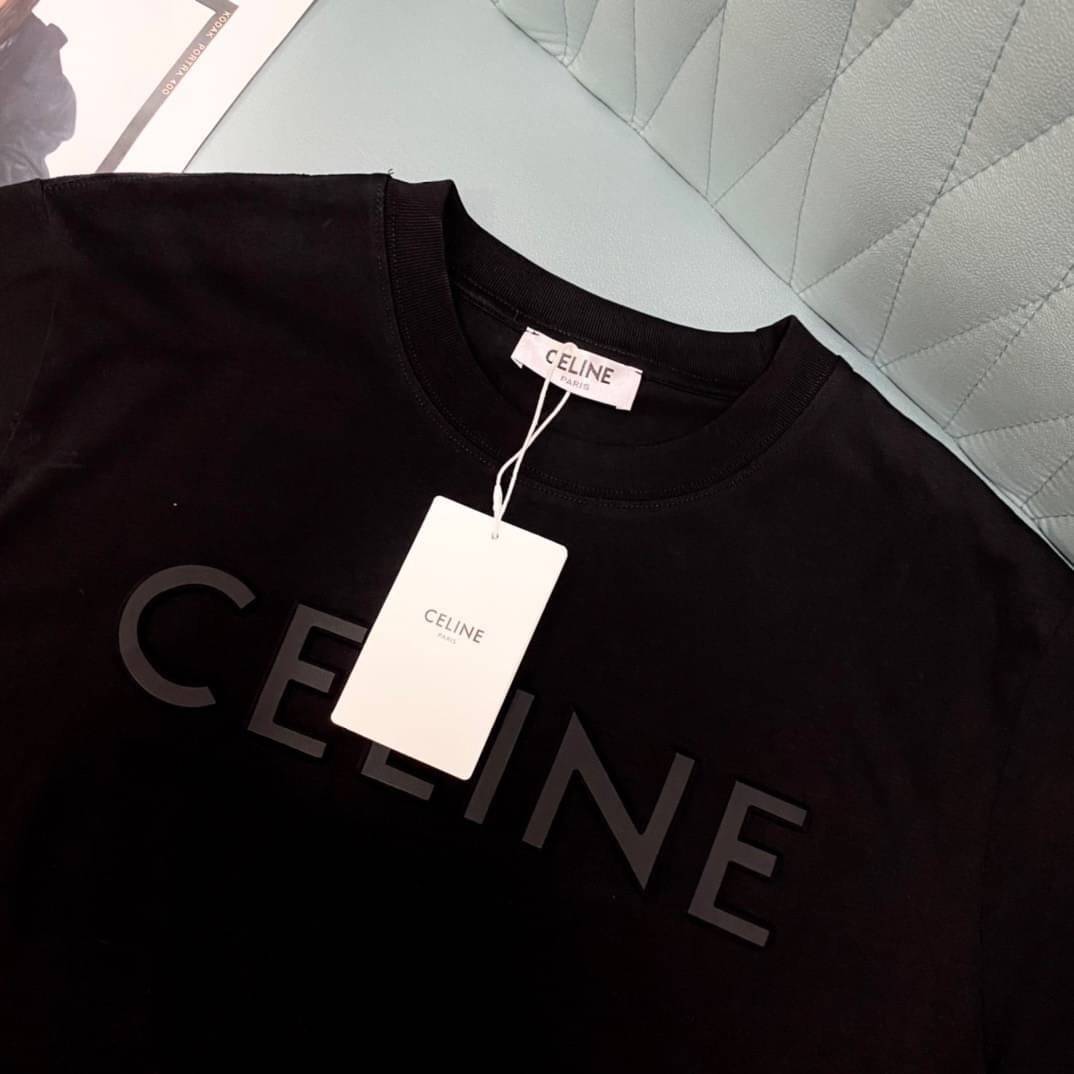 Celine T-Shirt / CL T-Shirts เสื้อยืดแบรนด์เนม เสื้อแบรนด์หรู เกรดออริจินอล สลับแท้ ภาพถ่ายจากงานจริง ใช้งานต่างประเทศได้