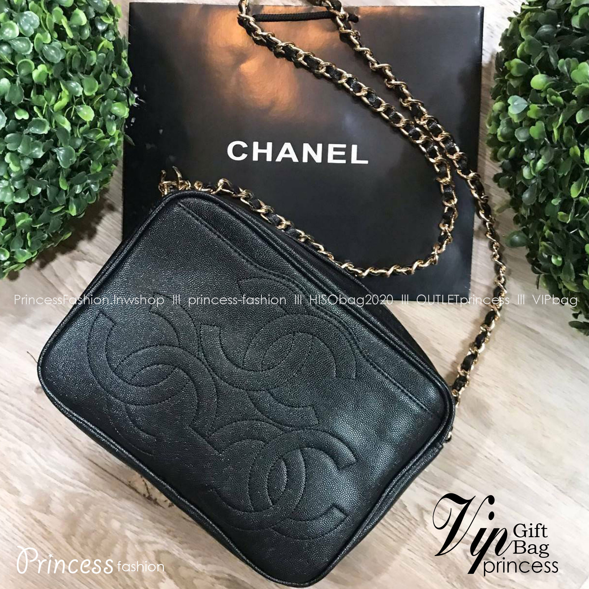 CHANEL chain caviar crossbody bag / Chanel Shoulder Bag With Chain กระเป๋าสะพายข้าง วัสดุหนังลายคาเวียร์ อะไหล่ทอง ด้านหน้ามี 1 ช่องโล่งใส่ Ipad ได้ ด้านหน้าเย็บโลโก้แบรนด์ สวยหรูมากๆ ค่ะ