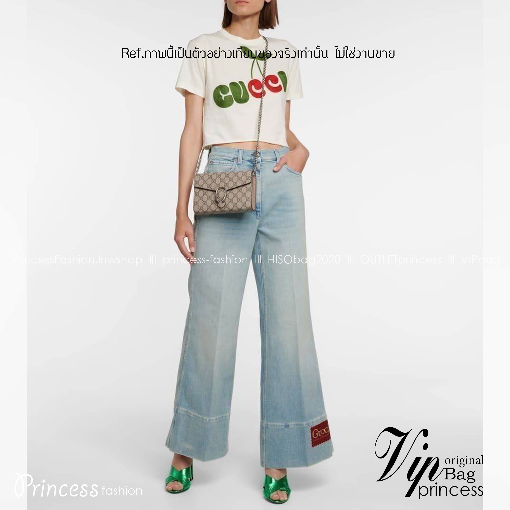 Dionysus GG Supreme chain wallet / Gucci woc dionysus chain bag พร้อมส่ง กระเป๋าสะพาย crossbody คลาสสิควินเทจ ดึงดูดและสะกดสายตาด้วยอะไหล่ดีเทลหรูรูปหัวสิงโต ถือเป็นคลัชท์ หรือสะพายก็อัพลุคหรูได้อีก