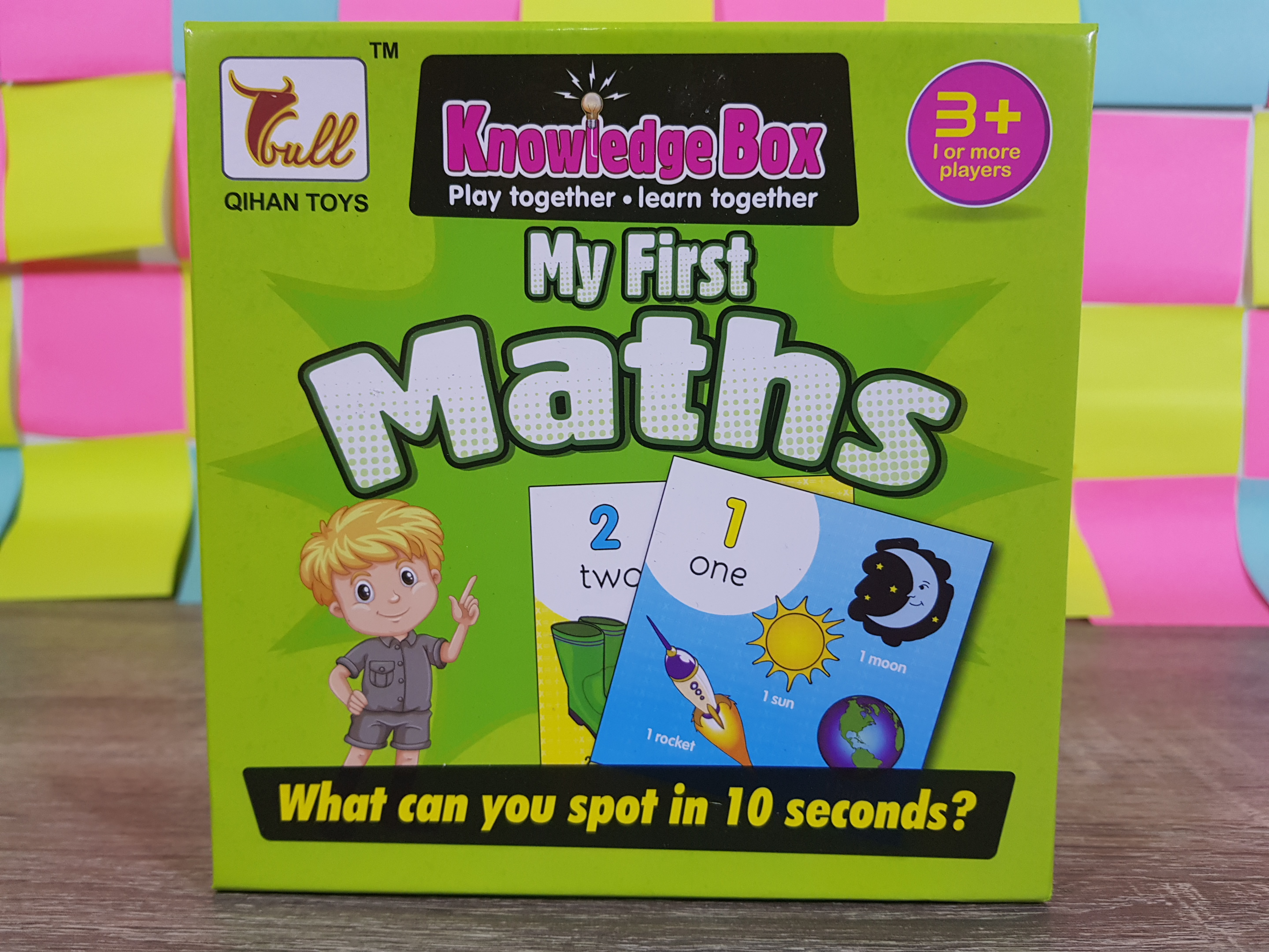 ชุดการ์ดเรียนตัวเลขและคำศัพท์สำหรับเด็กประถม