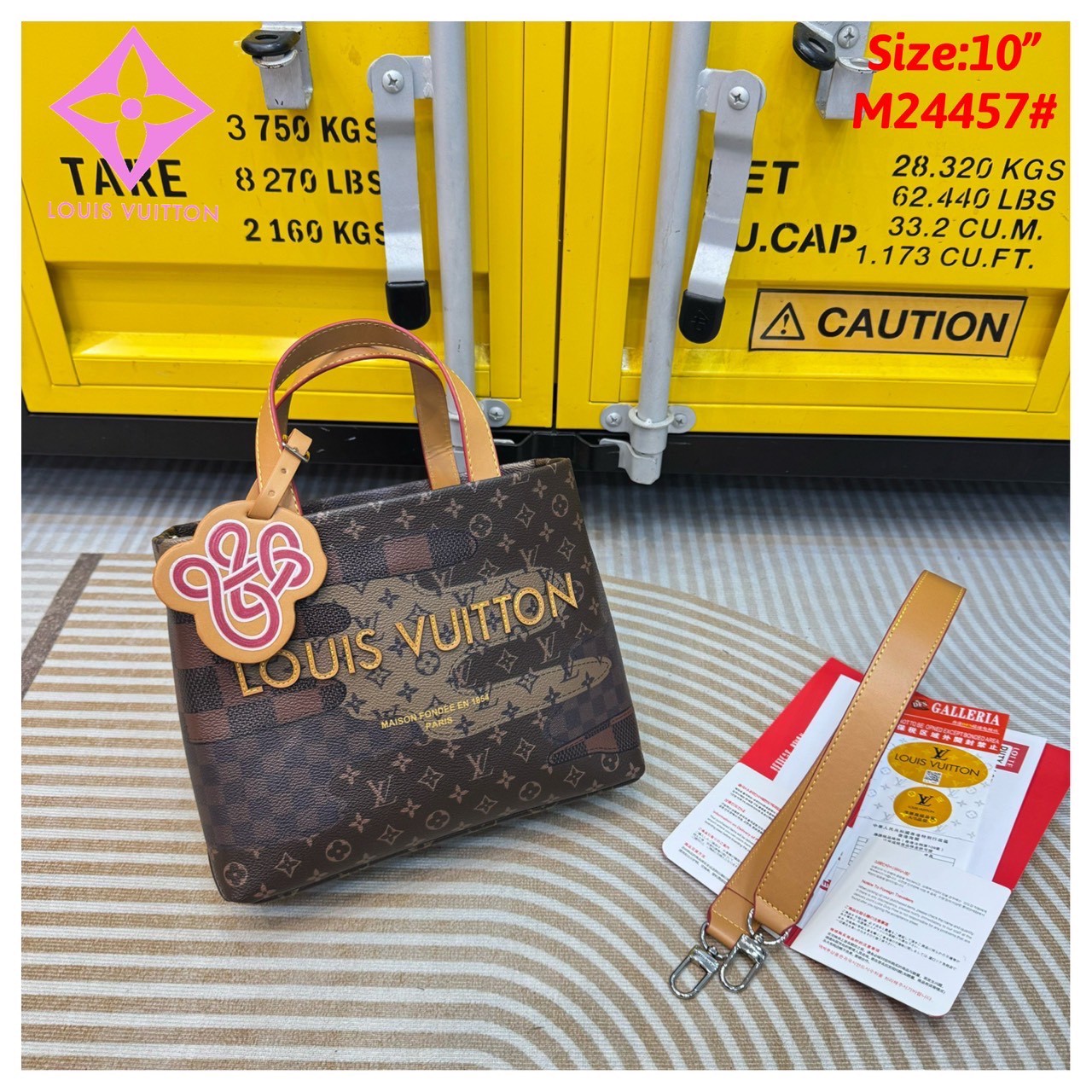 LV Shopper Tote bag Monogram Landscape Canvas กระเป๋าสะพายทรงโท้ท shopper มี 3 ขนาด สวยคลาสสิค พกพาสะดวก ใช้งานง่ายสุดๆ