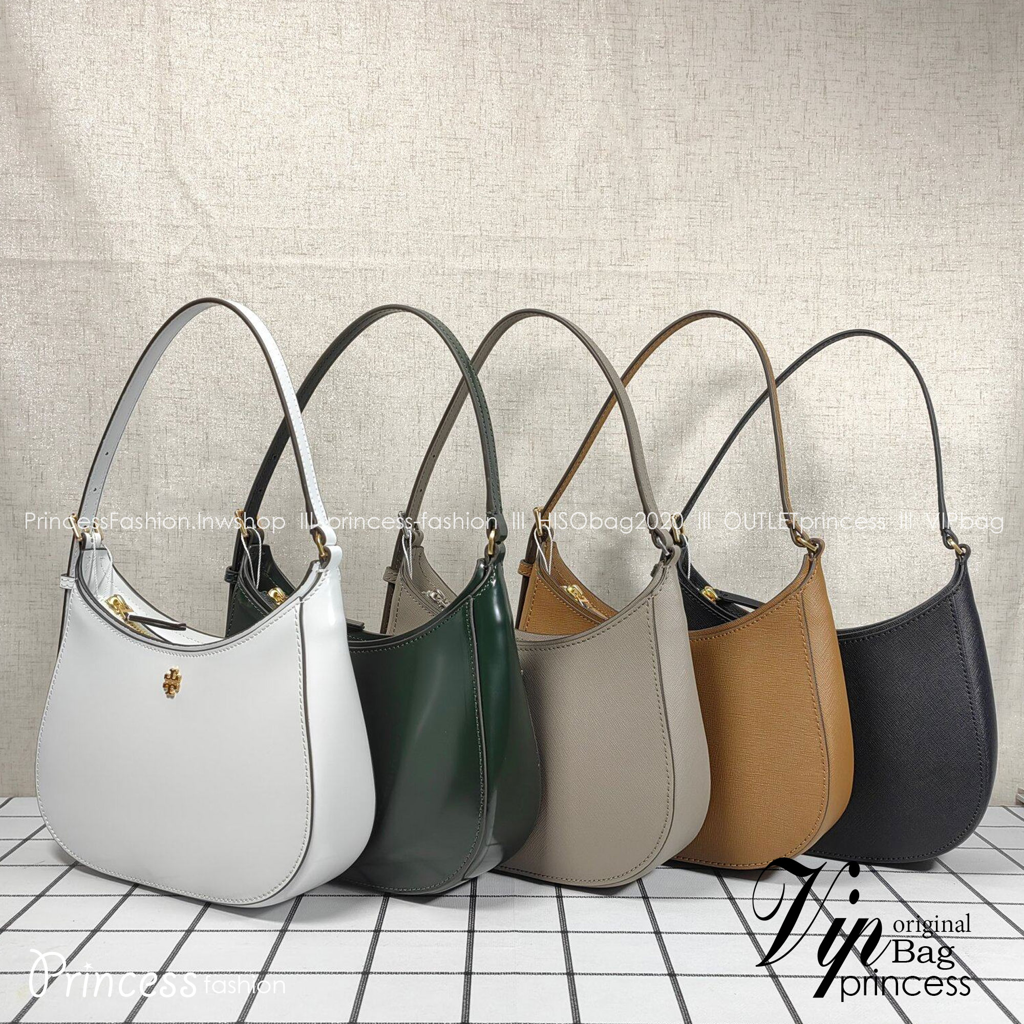 TORY BURCH EMERSON ZIP SHOULDER BAG 137416 / TORY BAG พร้อมส่ง 3 สี กระเป๋าสะพายไหล่ / คล้องแขน หนังซาเฟียโน่ ทนทาน