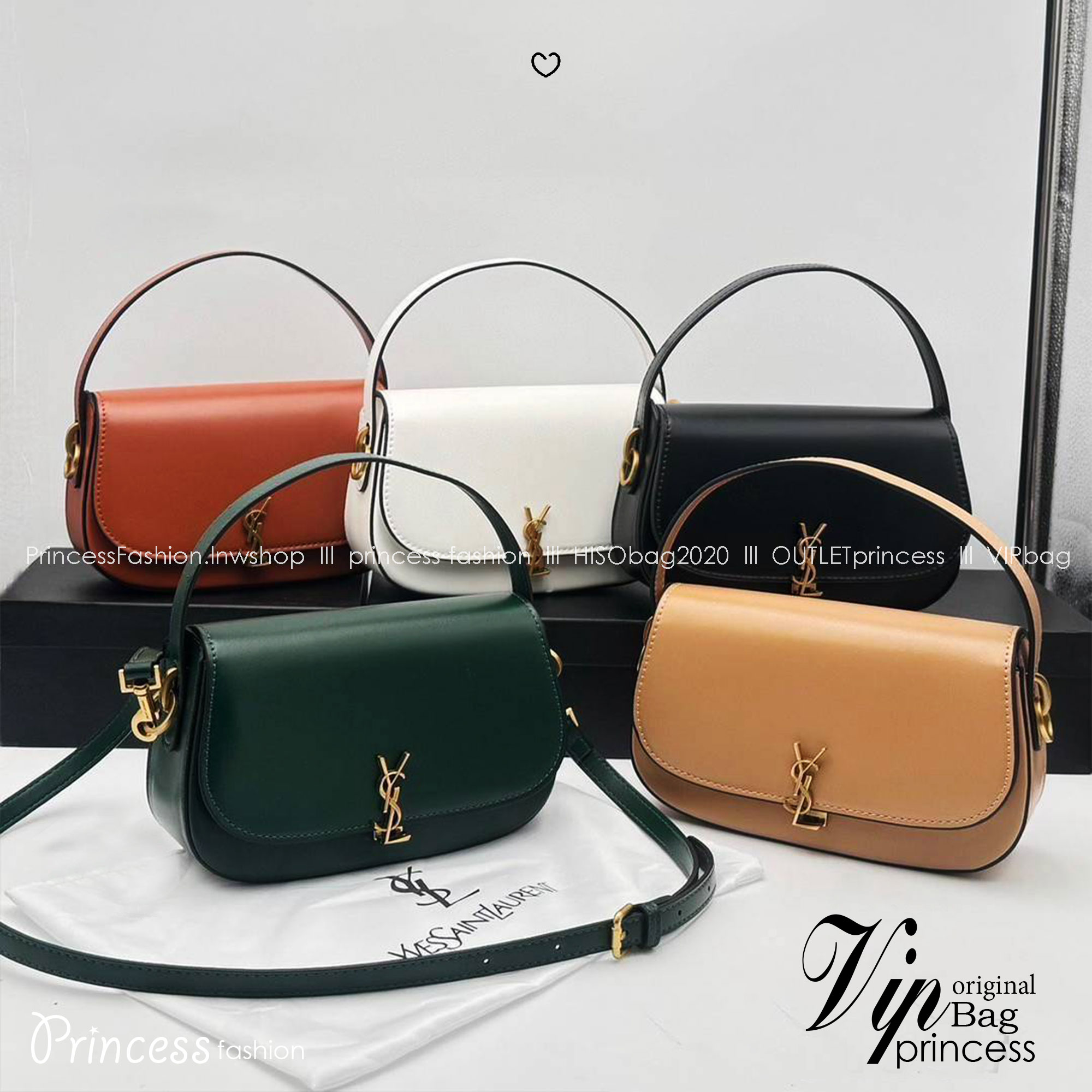 YSL Voltaire in box ไอเท็มขึ้นแท่นสวยเรียบหรูลักชู the best seller!! กระเป๋าสะพายรูปทรงโค้งมน งานหนังเรียบโดดเด่นด้วยโลโก้สีทอง เป็นใบที่น้อยแต่มากสวยคมทุกมิติจริงๆ ค่ะ