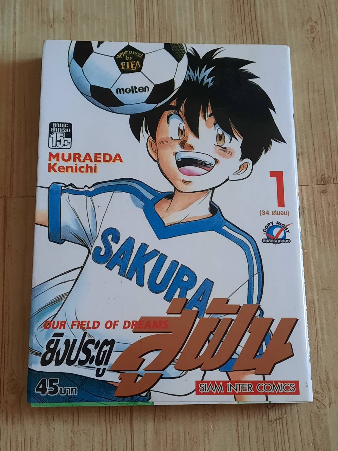 ยิงประตูสู่ฝัน ชุด เล่ม 1-31 ขาดเล่ม 17,18,(34 เล่มจบ) (สภาพสะสม)