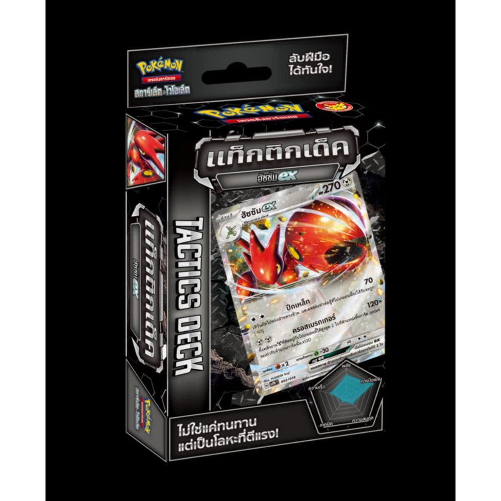 โปเกมอนเทรดดิ้งการ์ดเกม สการ์เล็ต&ไวโอเล็ต "แท็กติกเด็ค" 1 กล่อง พร้อมเล่น
