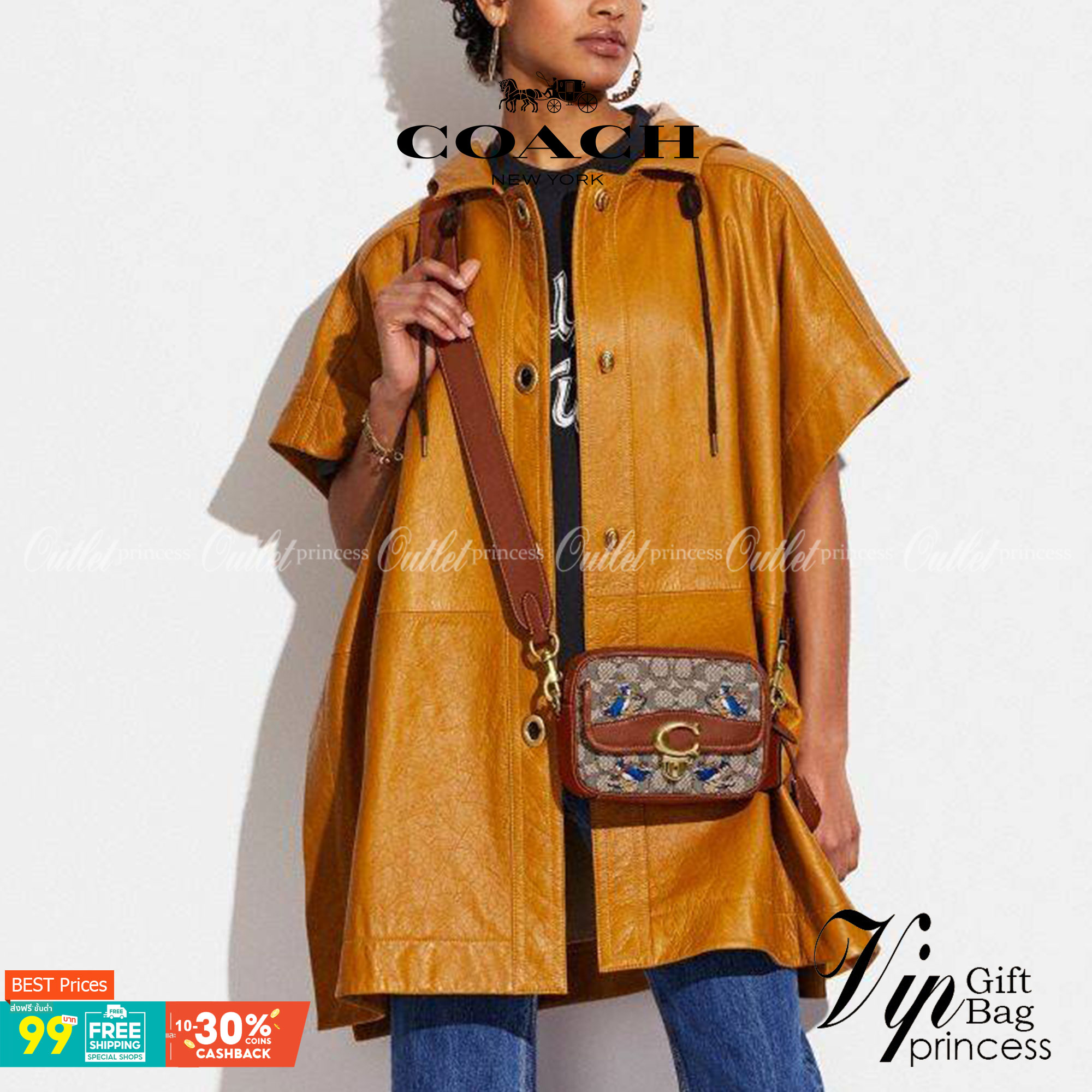 COACH C7764 STUDIO CAMERA BAG 19 IN SIGNATURE TEXTILE JACQUARD WITH CREATURES น้องเล็กใหม่สุดอีกหนึ่ง!! ขนาดเล็กกะทัดรัด มาแบบเลิศๆหรูๆมากแม่ พร้อมเทกเจอร์สุดคิ้วท์!! กระเป๋าสะพายข้างลุคไฮน์ ที่ดีไซน์ออกมาได้ปัง และดูแพงมากๆ ด้วยดีเทลคลาสสิคผสานความเป็นเอ