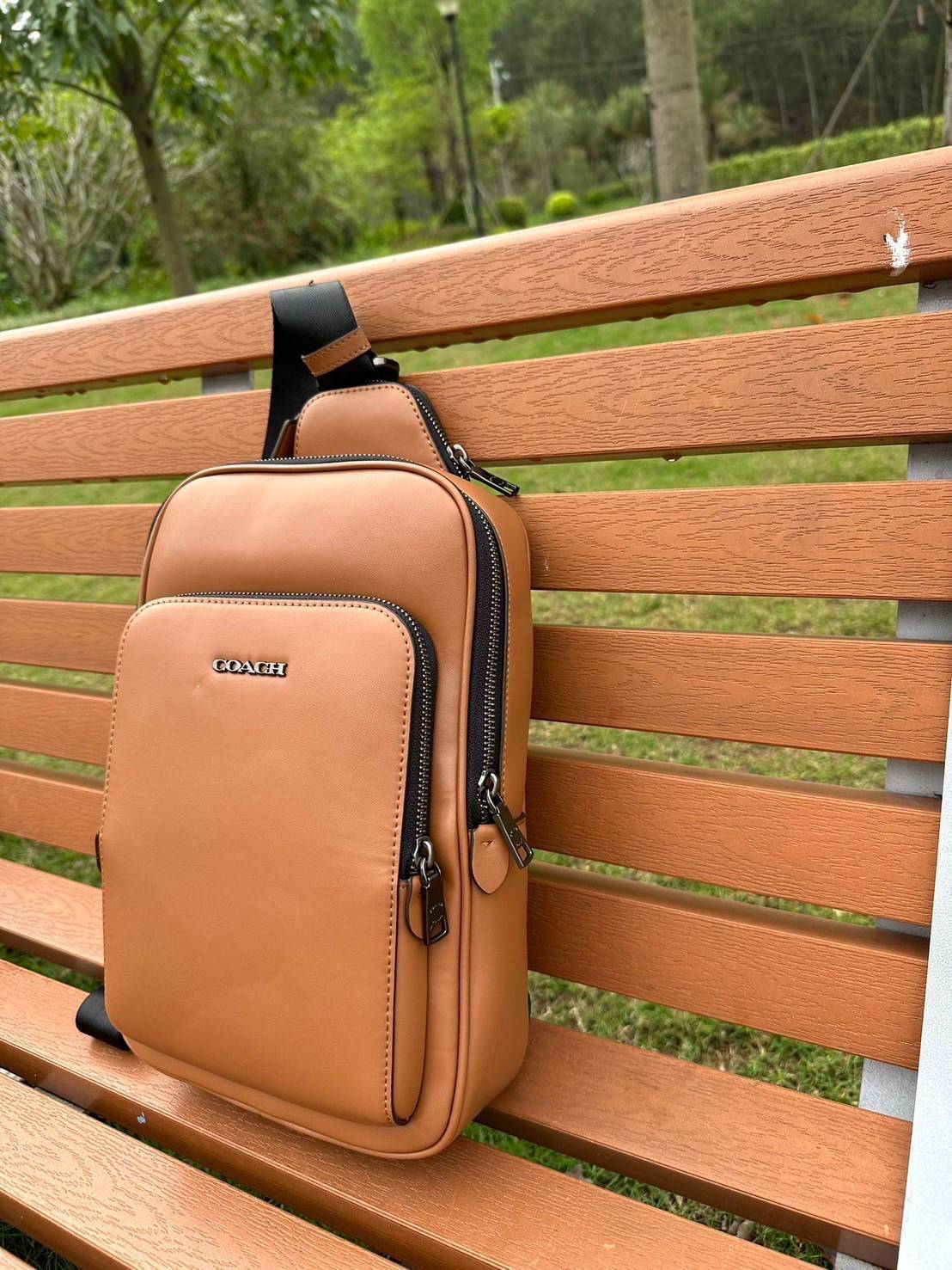 พร้อมส่ง 4 สี COACH Ethan Pack In Signature Canvas / COACH GRAHAM PACK กระเป๋าคาดอก 🧡 เกรดท็อปออริจินอล 1:1 สลับแท้ เกรดดีสุด ใช้งานต่างประเทศได้