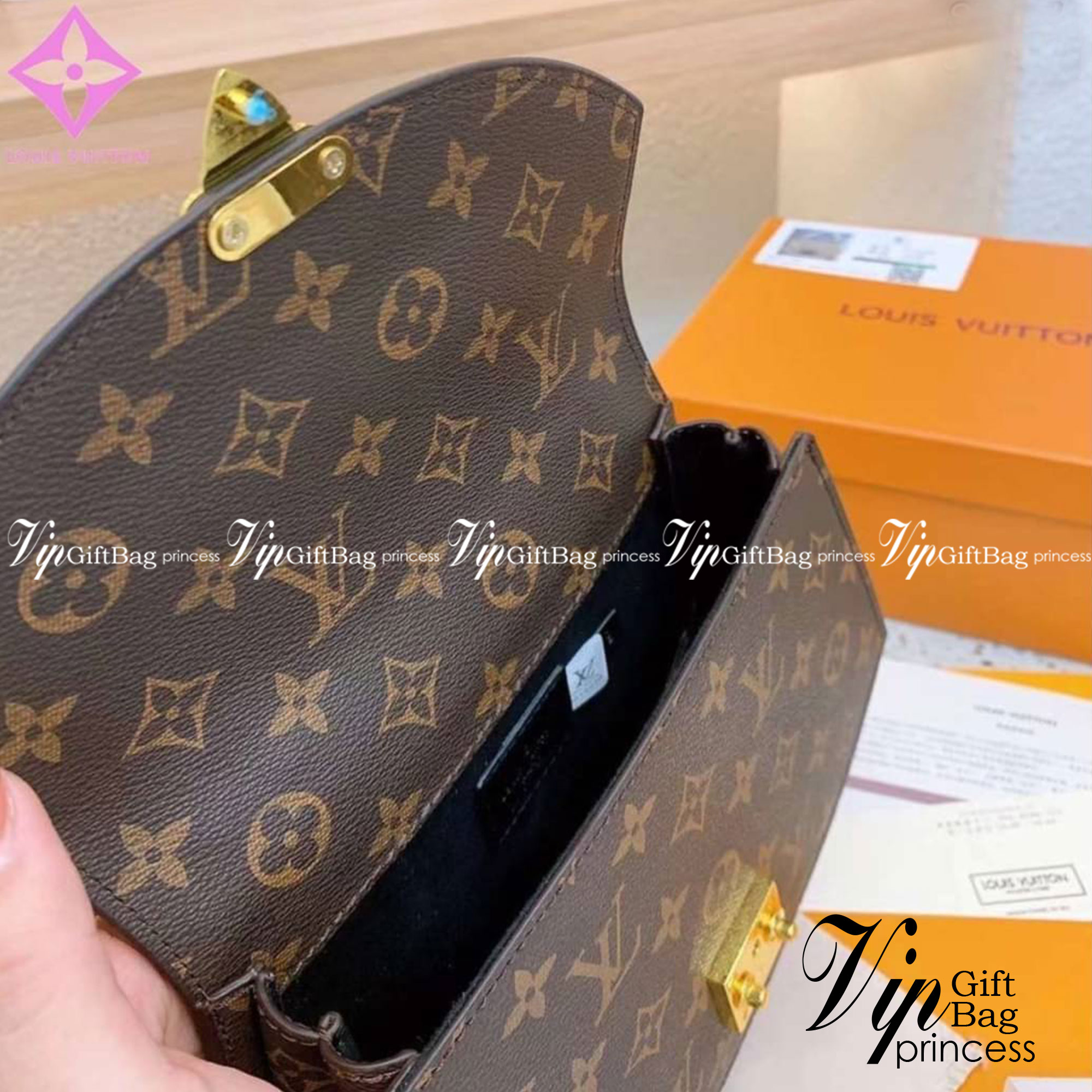 LV Monogram Eden MM Camel Bag / LV Eden กระเป๋าสะพาย คงเอกลักษณ์เฉพาะของแบรนด์ สวยหรูดูแพง งานปั้มแบรนด์คมชัด ด้านในใส่ของได้เยอะ ควรมีติดตู้สักใบนะคะ! งานสวยคุ้มเกินราคาค่ะ
