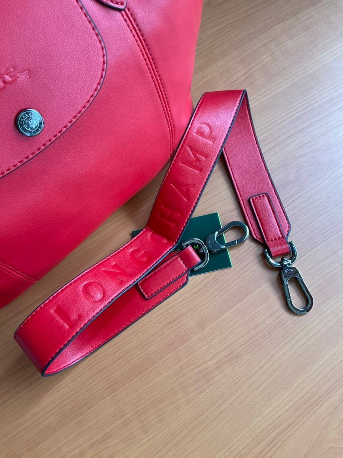 ของแท้ LONGCHAMP LE PLIAGE CUIR TOP HANDLE BAG S รุ่น 1512 กระเป๋าถือขนาดกำลังดี วัสดุหนังแกะ Metis