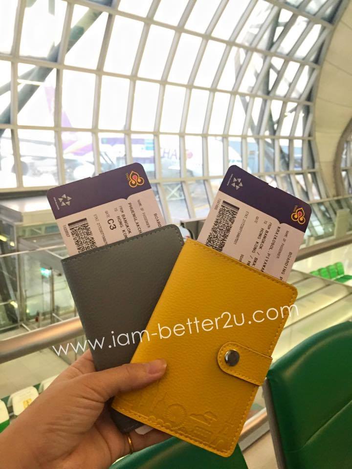ปกพาสปอร์ต Passport cover ใส่ Passport ใส่ Boarding pass การ์ดจิ๋ว บัตรเครดิต