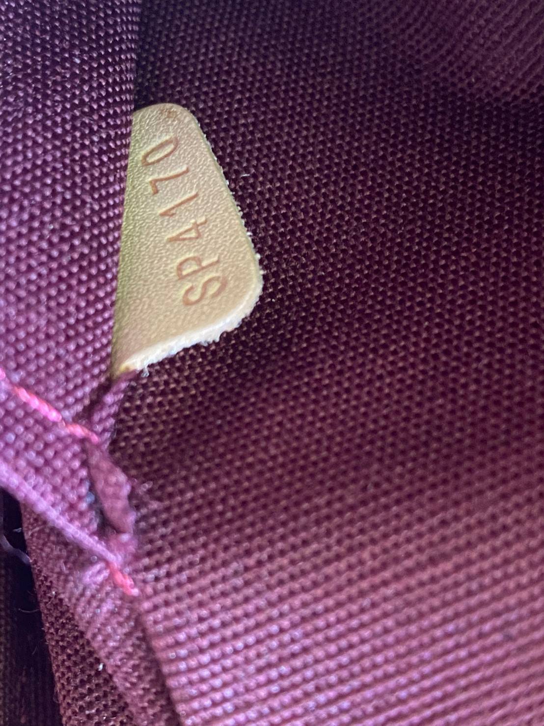 VIP 】หนังแท้ LOUIS VUITTON Monogram Favorite PM Multicolor Damier Ebene Canvas Cross Body Bag