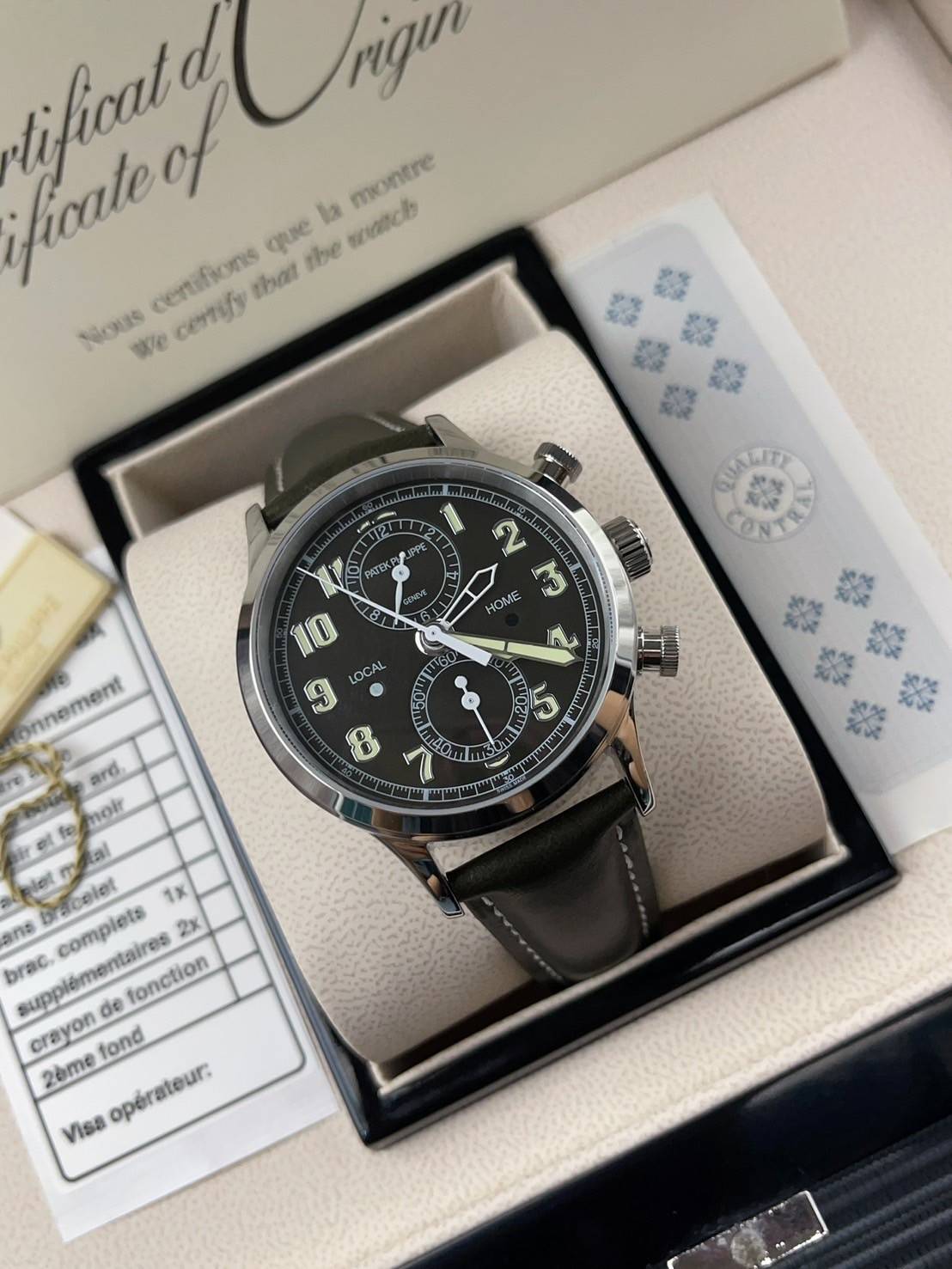 VIP ORI | นาฬิกาปาเต๊ะ สลับแท้ เกรดเทพ Patek_ppf Swiss grade size 40mm 🤍 สินค้าเกรดวีไอพี งานดีสุด หนังแท้