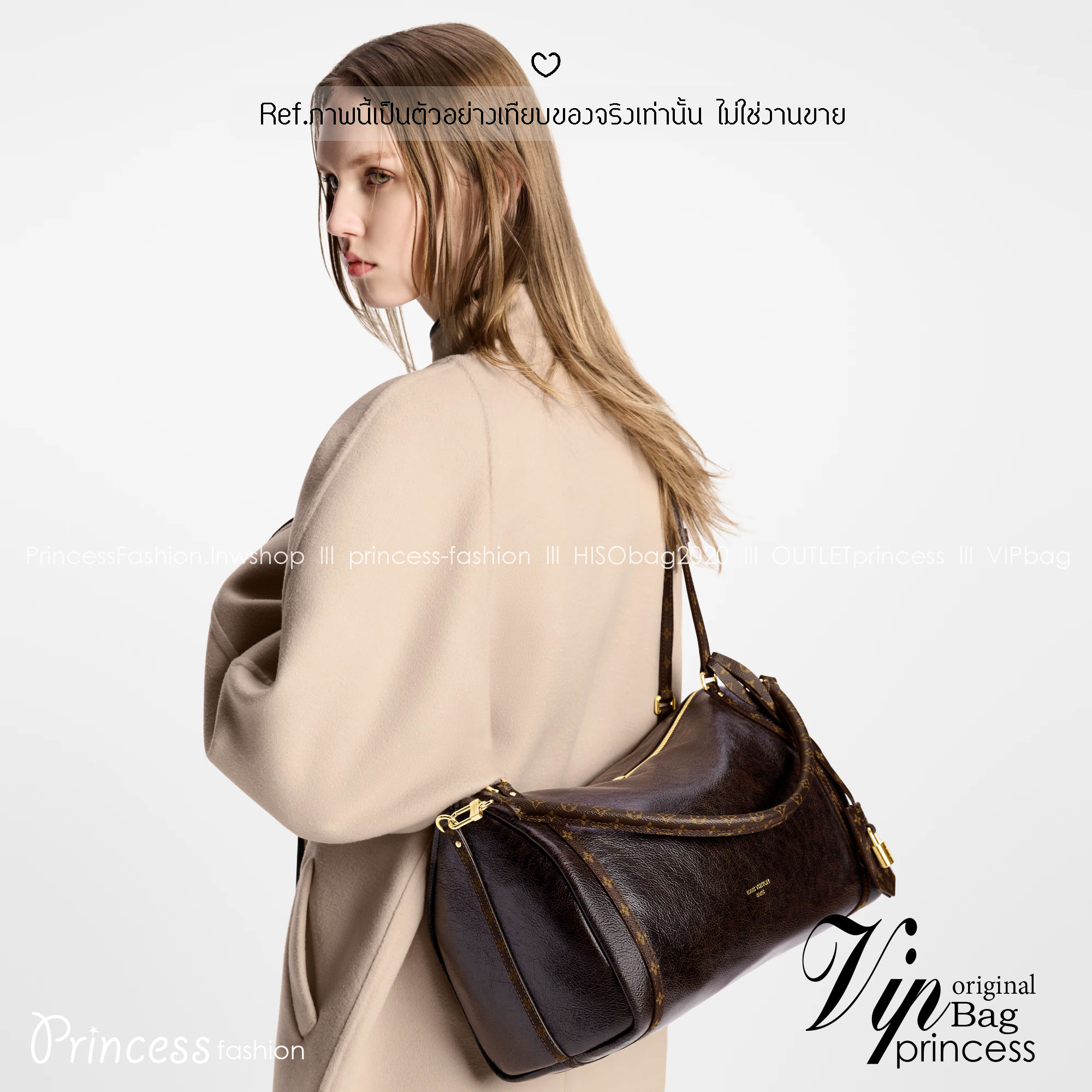 ORI หนังแท้ | LV Express MM Bag 30cm กระเป๋าสะพายทรงหมอนสปีดี้ดีไซน์ใหม่ล่าสุด โฉบเฉี่ยว แต่งคาดหน้าโมโนแกรมโดดเด่น ตัวกระเป๋าสีพื้นตัดกันอย่างลงตัว พร้อมหูแบบจับยาวถอดได้จะถือหรือคล้องไหล่ก็เก๋