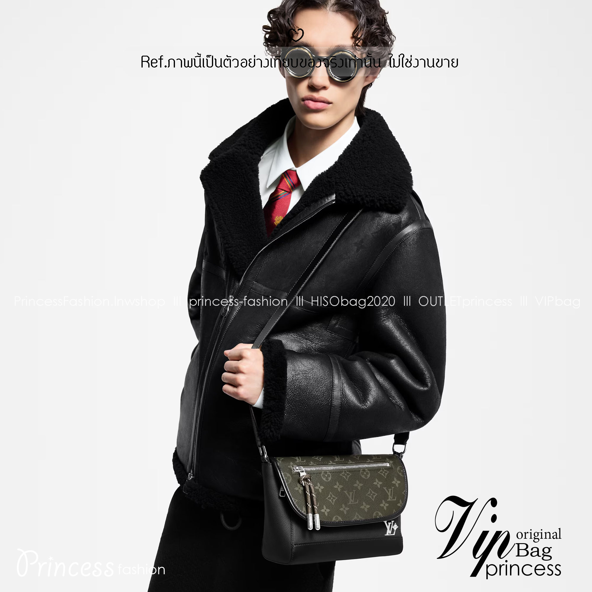 VVIP หนังแท้ เกรดดีสุด 1:1 | LV Pulse Messenger กระเป๋าทรงแมสเซ็นเจอร์รุ่นใหม่ล่าสุดจากแบรนด์ หนังลายเกรนผสมแคนวาสโมโนแกรม