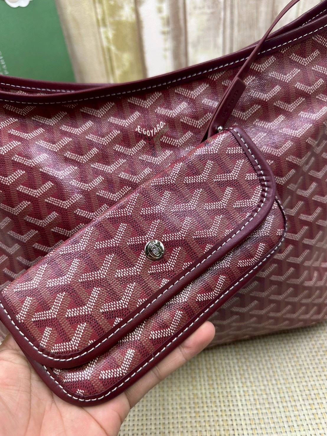 พร้อมส่ง 8 สี ORI หนังแท้ | Goyard Bohème Hobo Bag กระเป๋าสะพายทรงโฮโบ สะท้อนถึงความเบา ความยืดหยุ่น เปิดปิดแบบซิป สะดวกสบายขึ้น