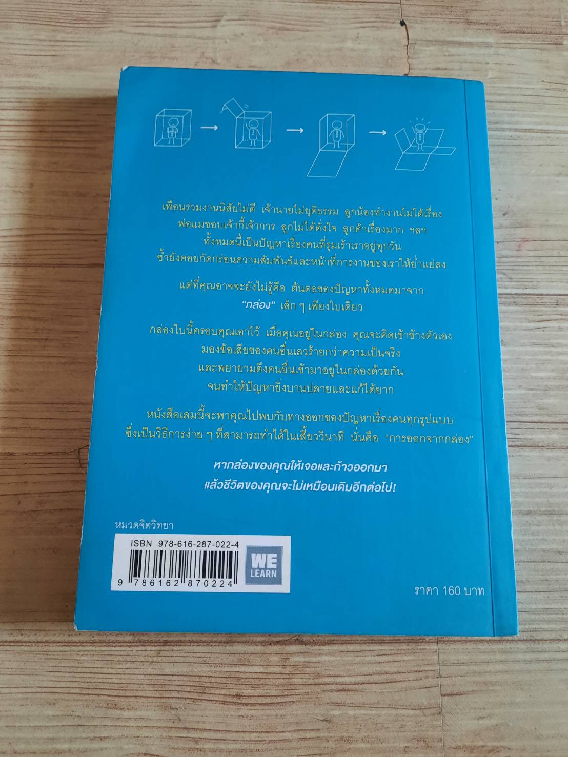 วิธีพาตัวเองออกจาก "กล่อง" ใบเล็ก The Arbinger Institute เขียน ตวงทอง สรประเสริฐ แปล***สินค้าหมด***
