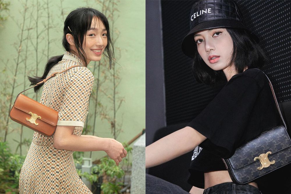 VIP 】CELINE TRIOMPHE SHOULDER BAG IN TRIOMPHE อีกหนึ่งผลงานการออกแบบของ Hedi Slimane ที่ได้ดึงเอาเอกลักษณ์ต่าง ๆ ของ CELINE ออกมาและทำการตีความหมายใหม่จนได้กระเป๋าเรียบหรูและดูทันสมัย ให้คุณเลือกสะพายในชีวิตประจำวันเข้ากับการแต่งตัวสบาย ๆ หรือจะสะพายออกงา