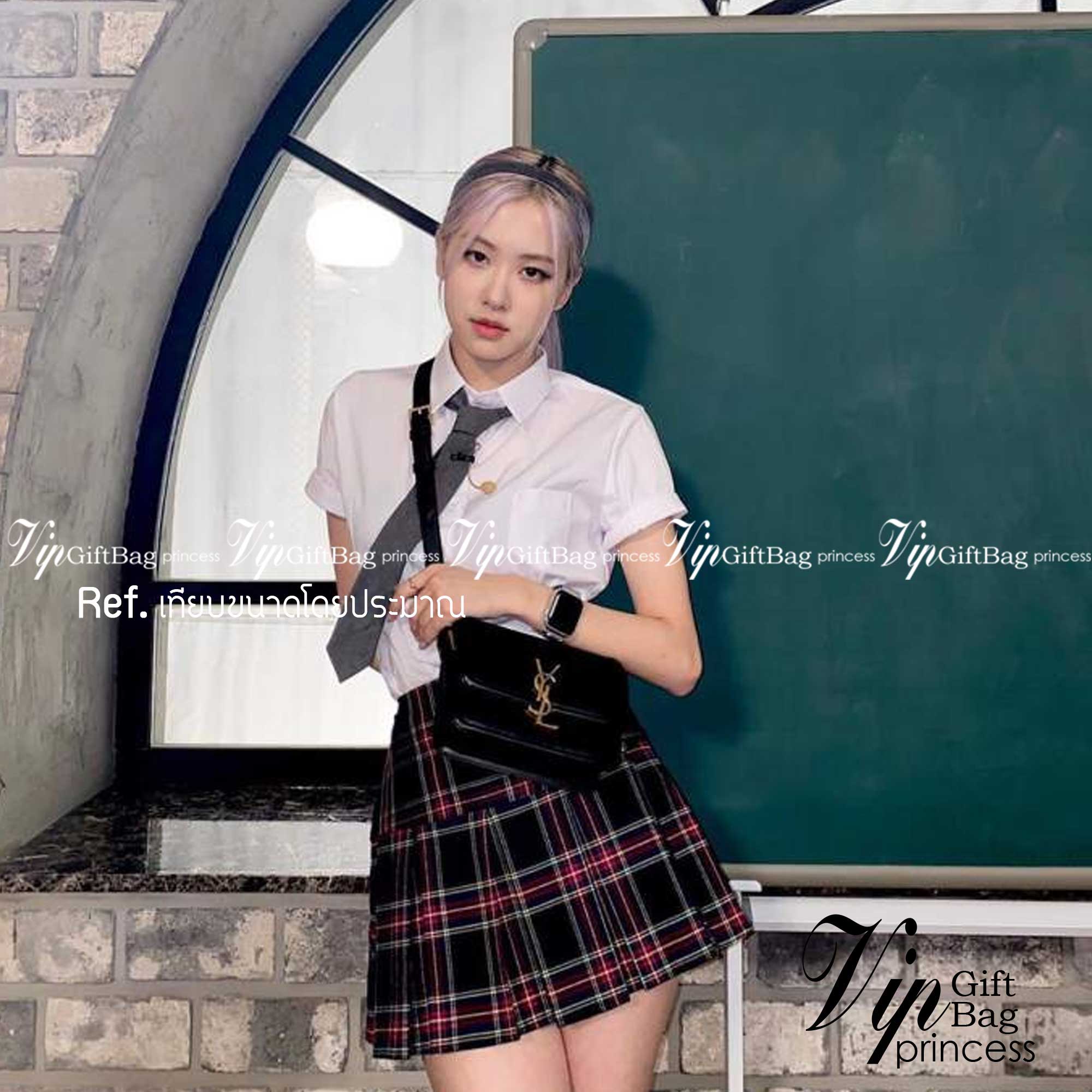 YSL Solferino Leather Shoulder Bag 9" คอลเล็คชั่นน้องโรเซ่ ROSE BP ที่สุดแห่งความคลาสสิก หนังสวยมาก กระเป๋าสะพายรุ่นที่สาวๆ ทุกคนควรมีติดตู้