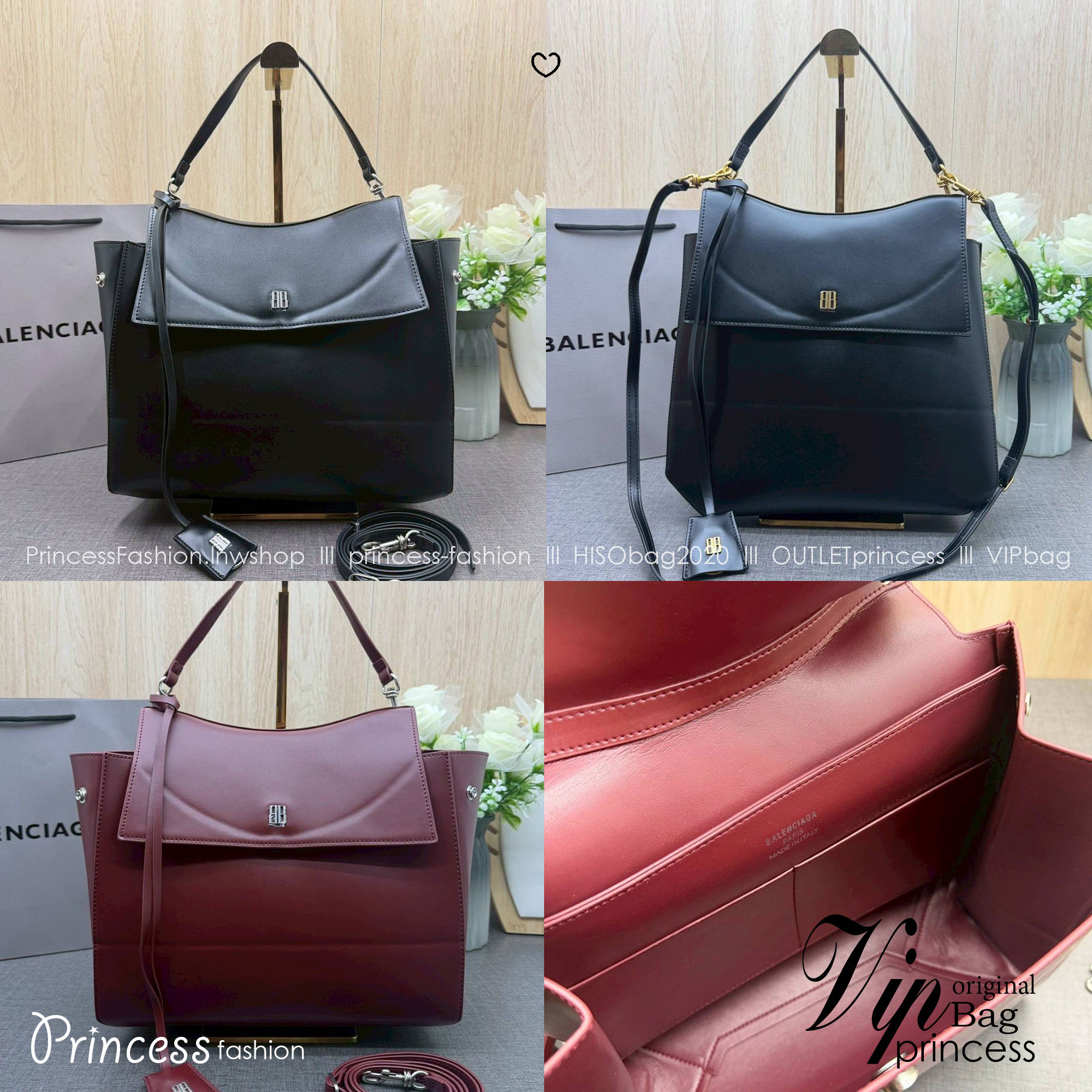 ORI หนังแท้ | Balenciaga Nano Medium Top Handle Bag 27cm กระเป๋าสะพายทรงโท้ท ดีไซน์ใหม่สวยเก๋ตามแบบฉบับแบรนด์