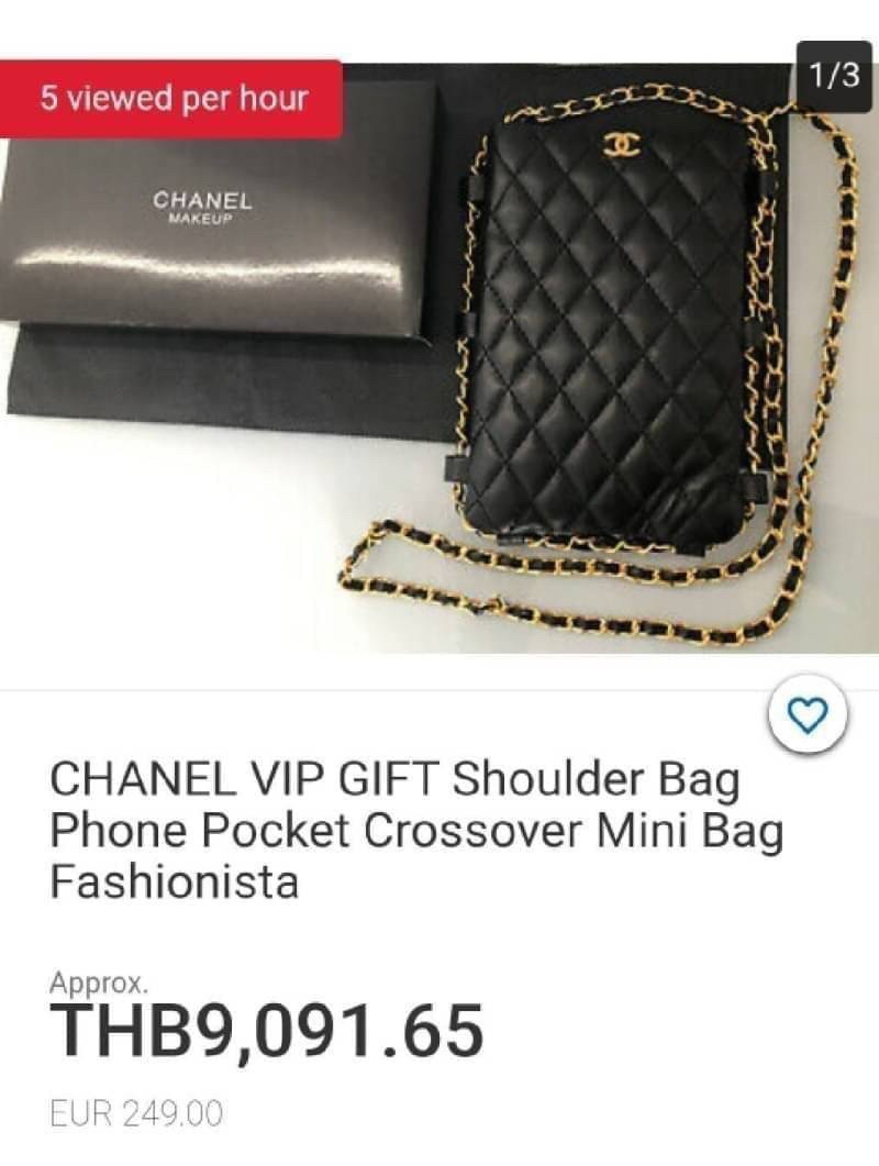 Chanel classic mini quilted with leather chain / CHANEL VIP GIFT CROSSBODY CHAIN BAG / Chanel Phone Bag กระเป๋าทรงสะพายข้าง ที่กำลังมาแรงมาในตอนนี้ ตัวกระเป๋าเป็นกระเป๋าสตางค์หนังพียูพรีเมี่ยม อะไหล่ทองทั้งใบ ด้านหน้าประดับโลโก้ CC สุดหรู