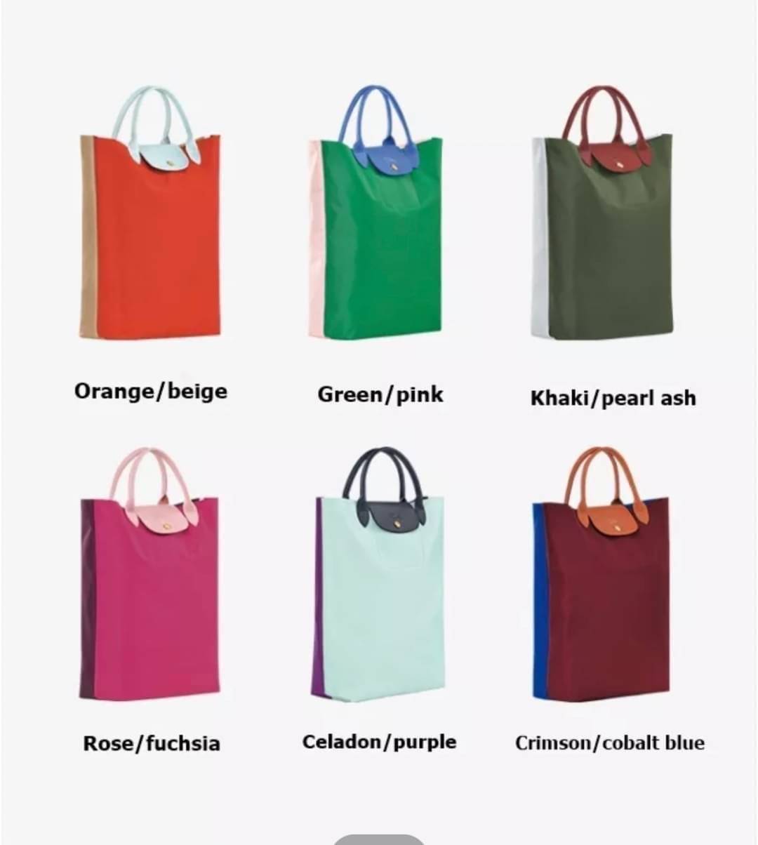 LONGCHAMP LE PLIAGE RE-PLAY TOP HANDLE BAG สินค้ารุ่นลิมิเต็ด collection สุดปัง ซื้อใบเดียวเหมือนได้2 ใบ กระเป๋าสะพายแนวตั้งที่กว้างขวาง มีเอกลักษณ์เฉพาะตัวแต่มีดีไซน์ที่น่าดึงดูด