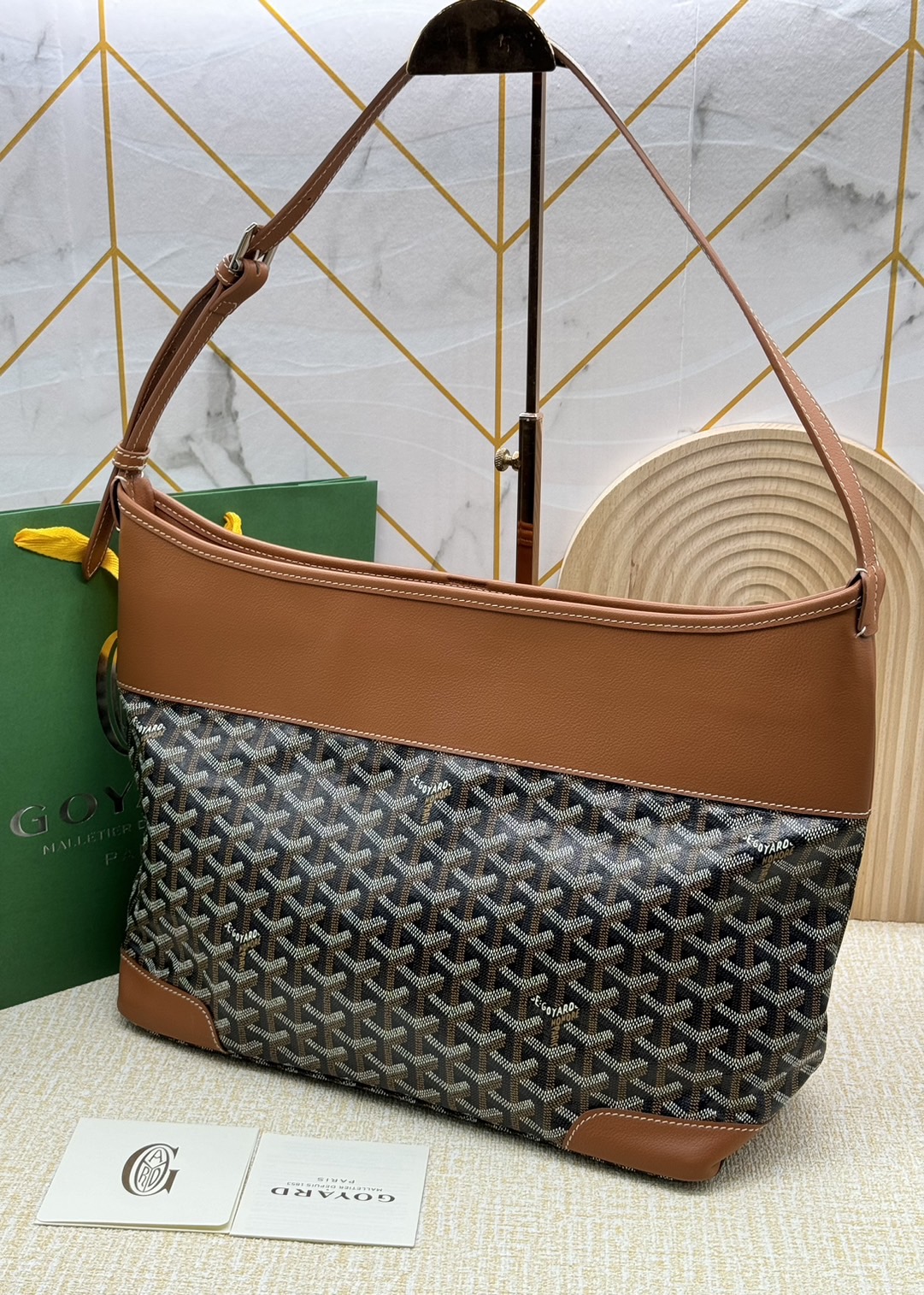 พร้อมส่ง 5 สี Goyard Grenadine Hobo Top Zipper Closure / Goyard Hobo Bag กระเป๋าสะพายทรงโฮโบใบใหญ่ 🧡 เกรดท็อปออริจินอล 1:1 สลับแท้ ใช้งานต่างประเทศได้