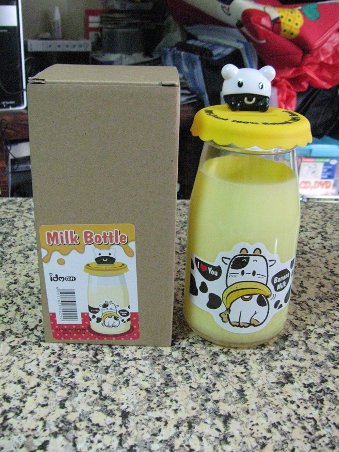 กระปุกออมสินขวดนม รสกล้วยค่ะ