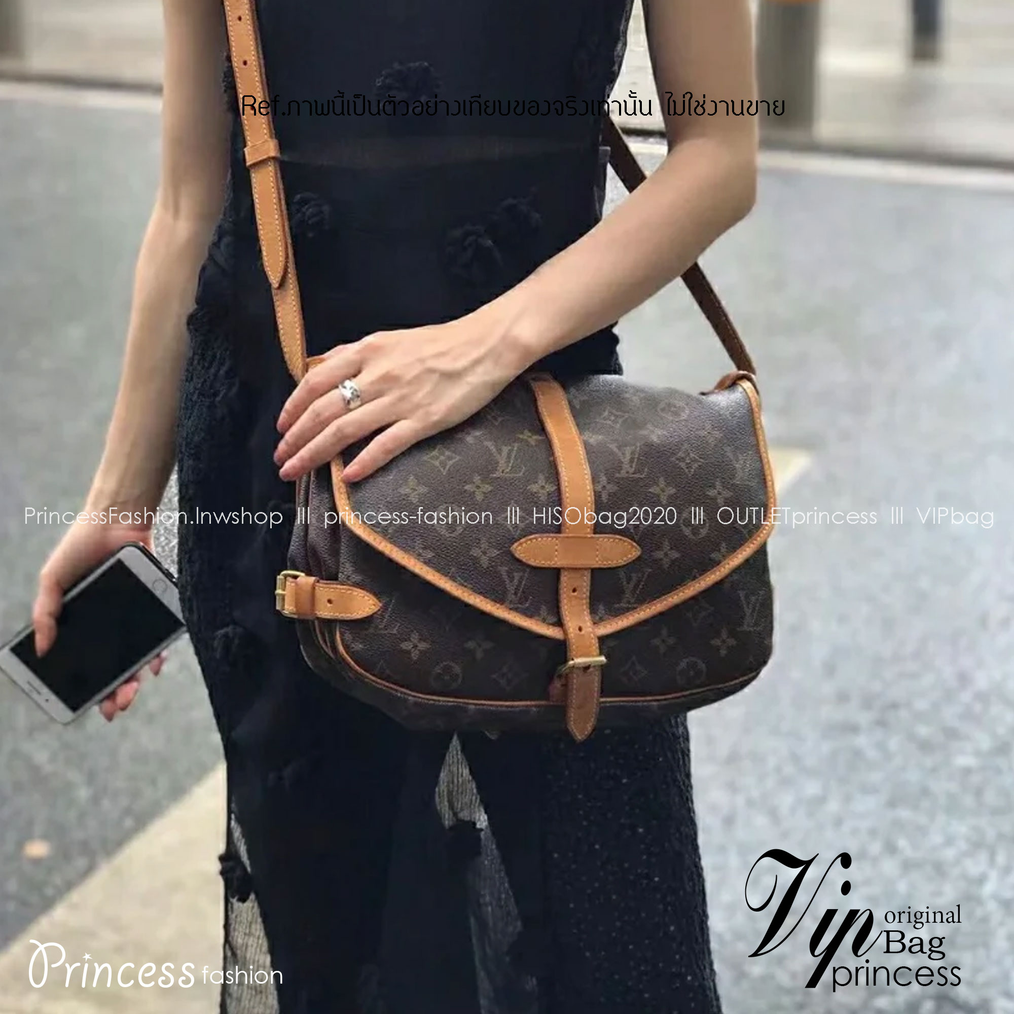 LV SAUMUR MM MONOGRAM BAG / LV Crossbody bag กระเป๋าสะพายพิมพ์ลายโมโนแกรมสุดหรูจากแบรนด์ดัง รูปทรงใช้งานง่าย ภายในจุของได้เยอะ ตอบโจทย์ให้กับทุกลุคทุกสไตล์ ใช้เป็น every ได้เลยค่ะ