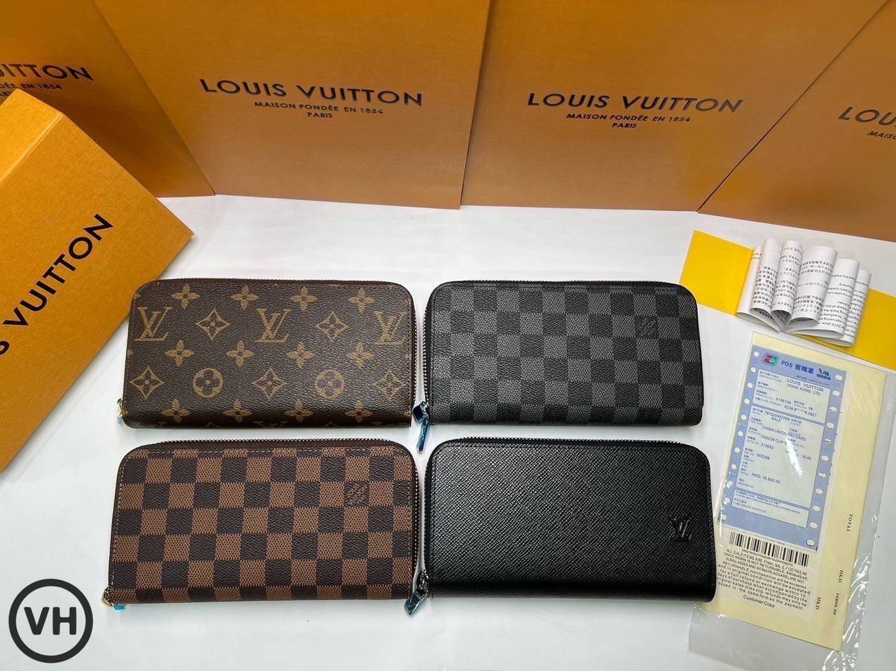 ORI หนังแท้ | LV Zippy Wallet Damier Ebene / Epi Leather Zippy Wallet / Zippy Wallet Monogram / LV Long Wallet กระเป๋าสตางค์ใบยาวซิปรอบ กระเป๋าสตางค์ผู้หญิง