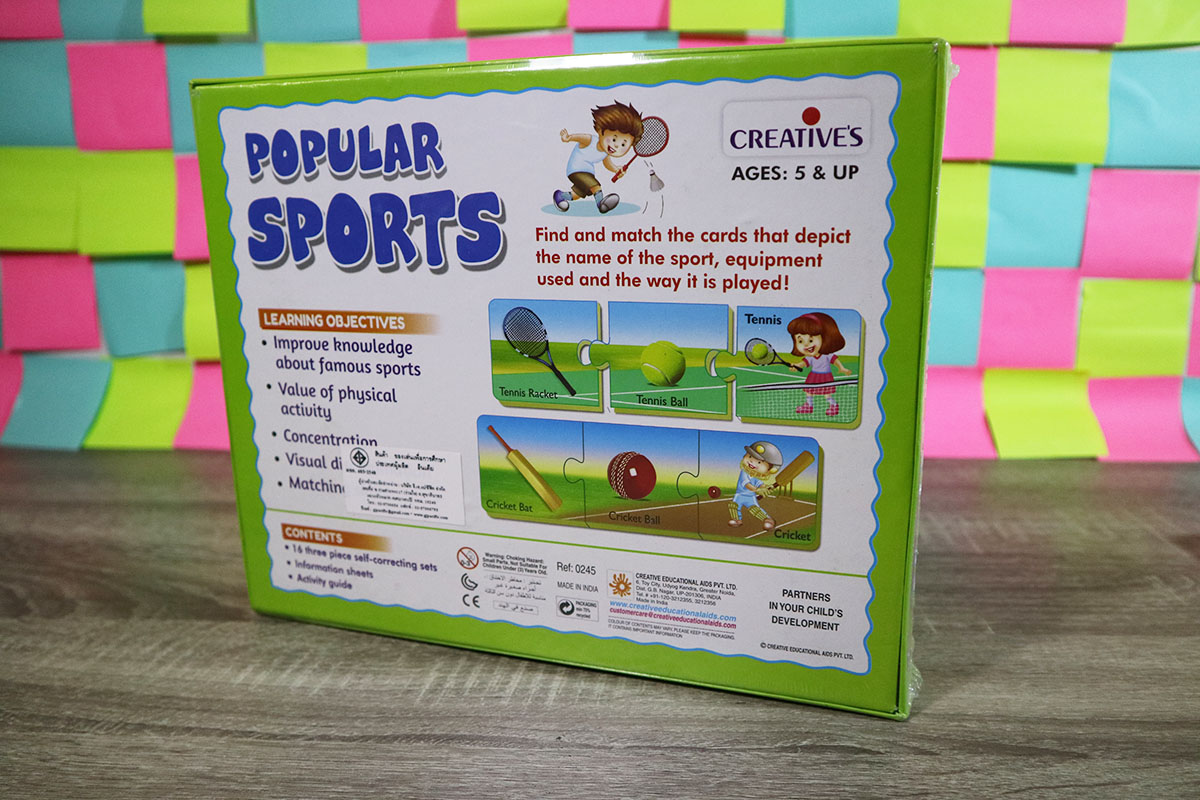 เกมต่อคำศัพท์อุปกรณ์กีฬา(Popular Sports)