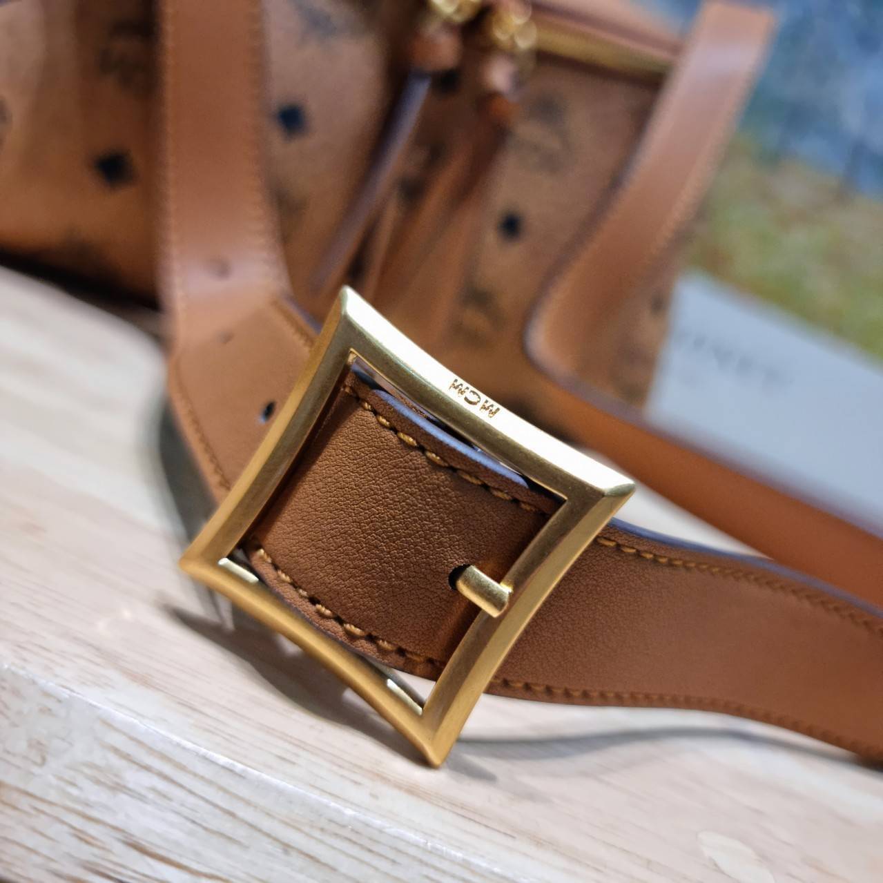 M.C.M DIAMANT 3D SHOULDER BAG IN VISETOS LEATHER MIX กระเป๋าสะพายคอลเลคชั่นสุดปัง สวยหรูในแบบฉบับคนมีสไตล์ เกรดท็อปออริ 1:1 สลับแท้