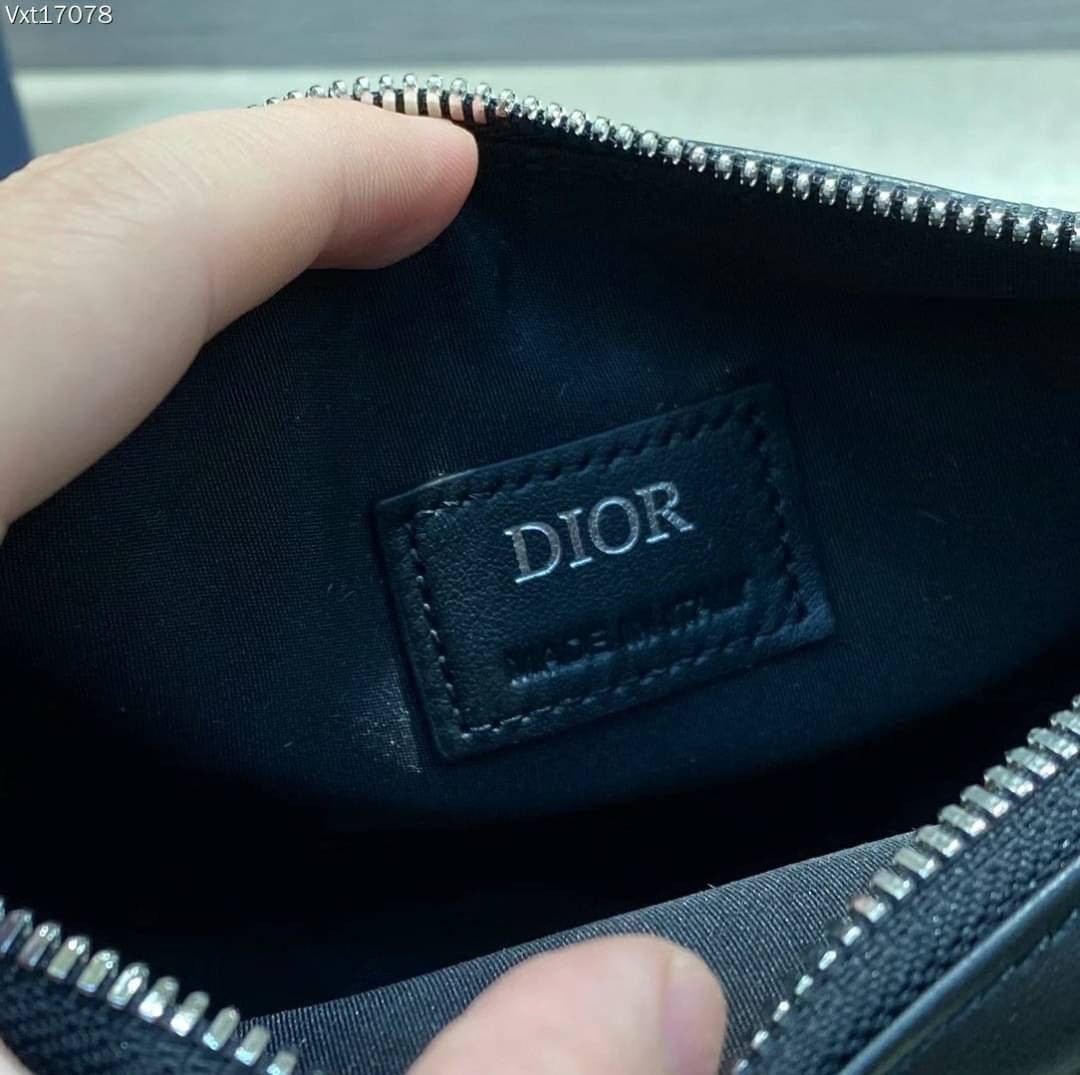 CHRISTIAN DIOR BEIGN AND OBLIQUE JACQUARD SADDLE BELT BAG / Dior Belt Bag เกรดใช้งานสลับของแท้ เกรดออริจินอล ภาพสินค้าถ่ายจากงานขายจริง ใช้งานต่างประเทศได้