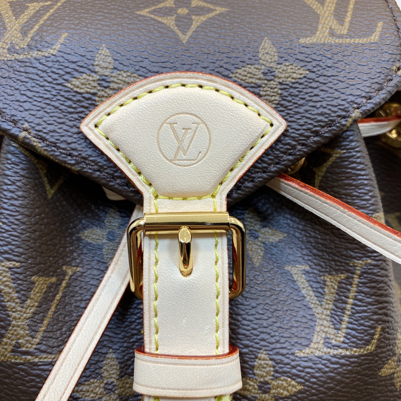 LV Montsouris Backpack Monogram Canvas กระเป๋าเป้งานแบรนด์หรู สวยโดดเด่นทันสมัยตลอดกาล เกรดออริ เทียบแท้ 1:1 ใช้งานต่างประเทศได้