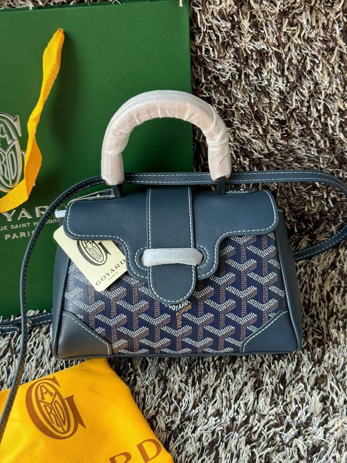 พร้อมส่ง 6 สี Goyard Saigon Souple Mini Bag / Saïgon Bag กระเป๋าถือ/สะพาย เกรดออริ สลับแท้ 1:1 ใช้ต่างประเทศได้