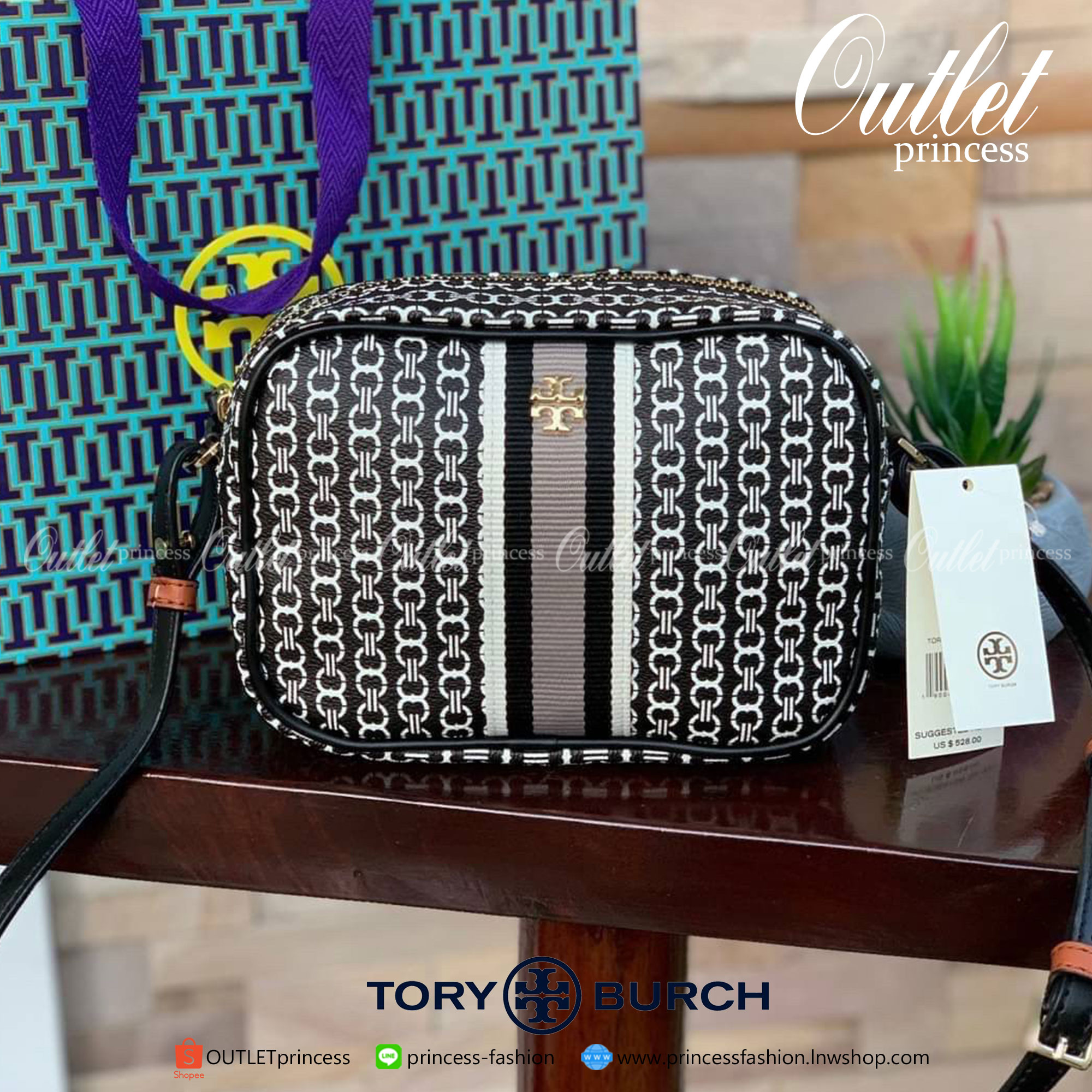 Tory burch gemini link mini crossbody กระเป๋าสะพายข้าง Crossbody รุ่นใหม่ล่าสุด!!