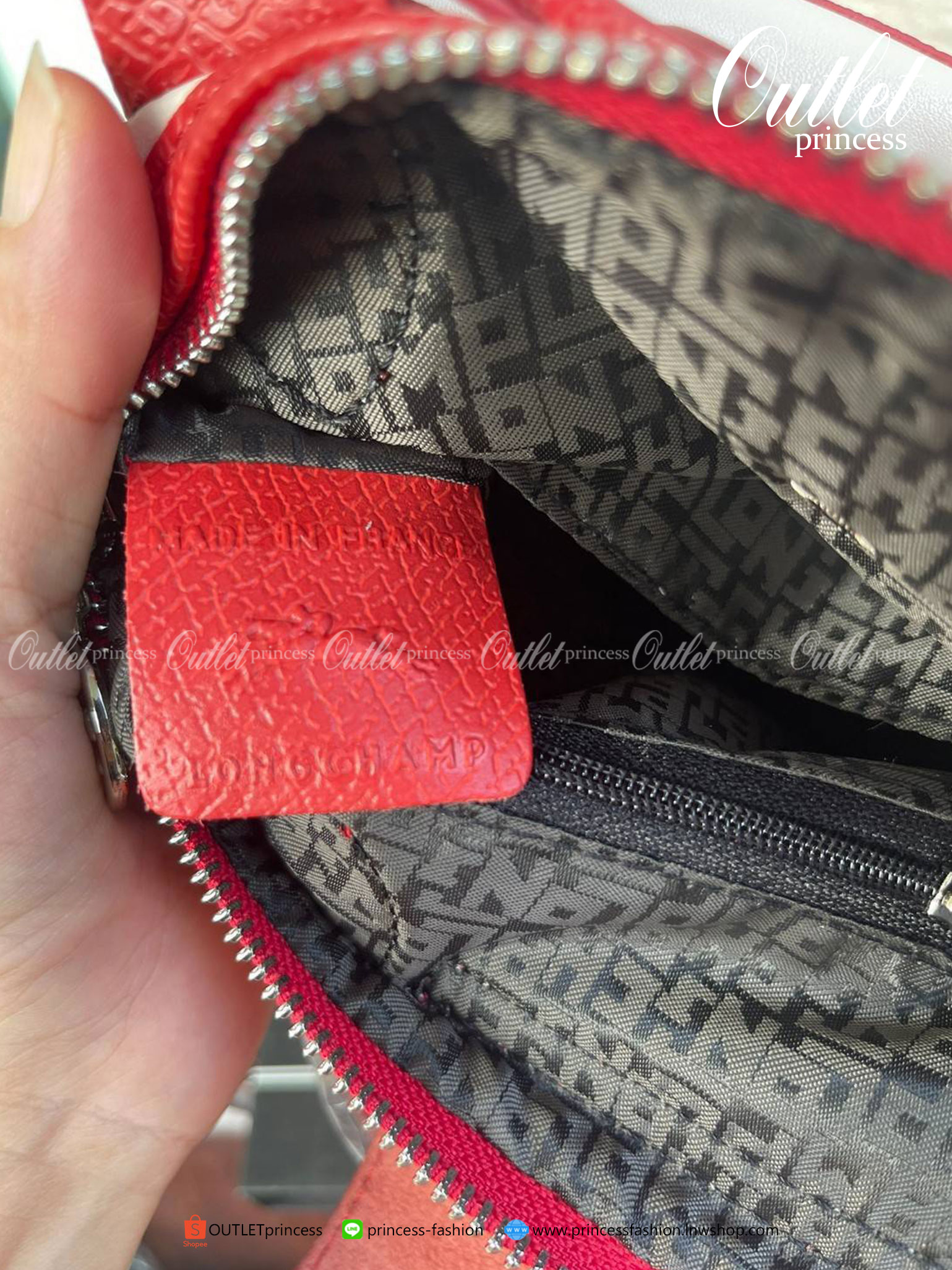 ของแท้ 100% Mini Size LONGCHAMP LE PLIAGE CUIR MAKE A WISH TOP HANDLE BAG XS