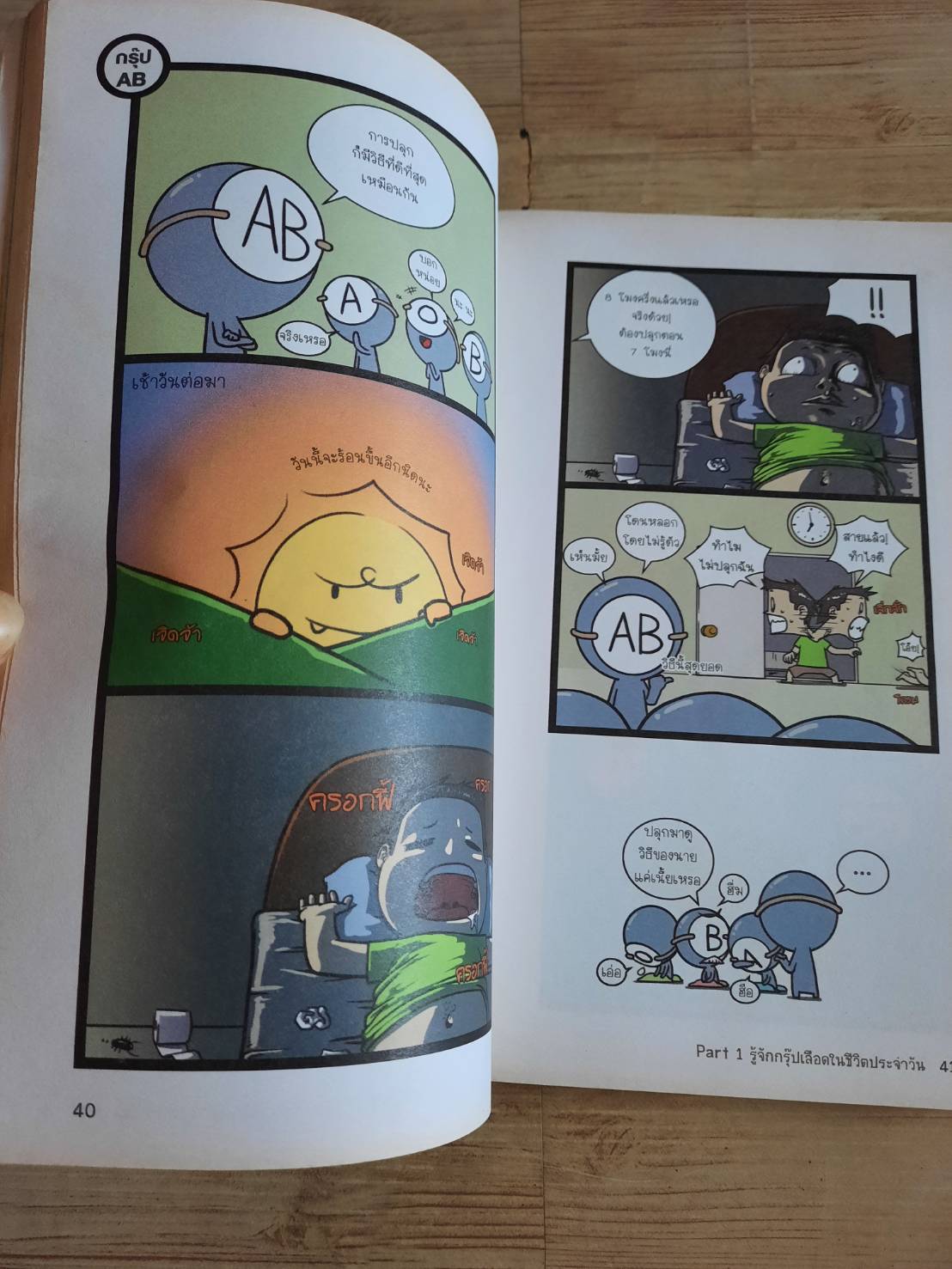 กรุ๊ปเลือดบอกนิสัย ฮาได้ใจยกกำลัง 3 ฉบับการ์ตูน Park Dong Seon เรื่องและภาพ นิรชา มีวรรณภาค แปล