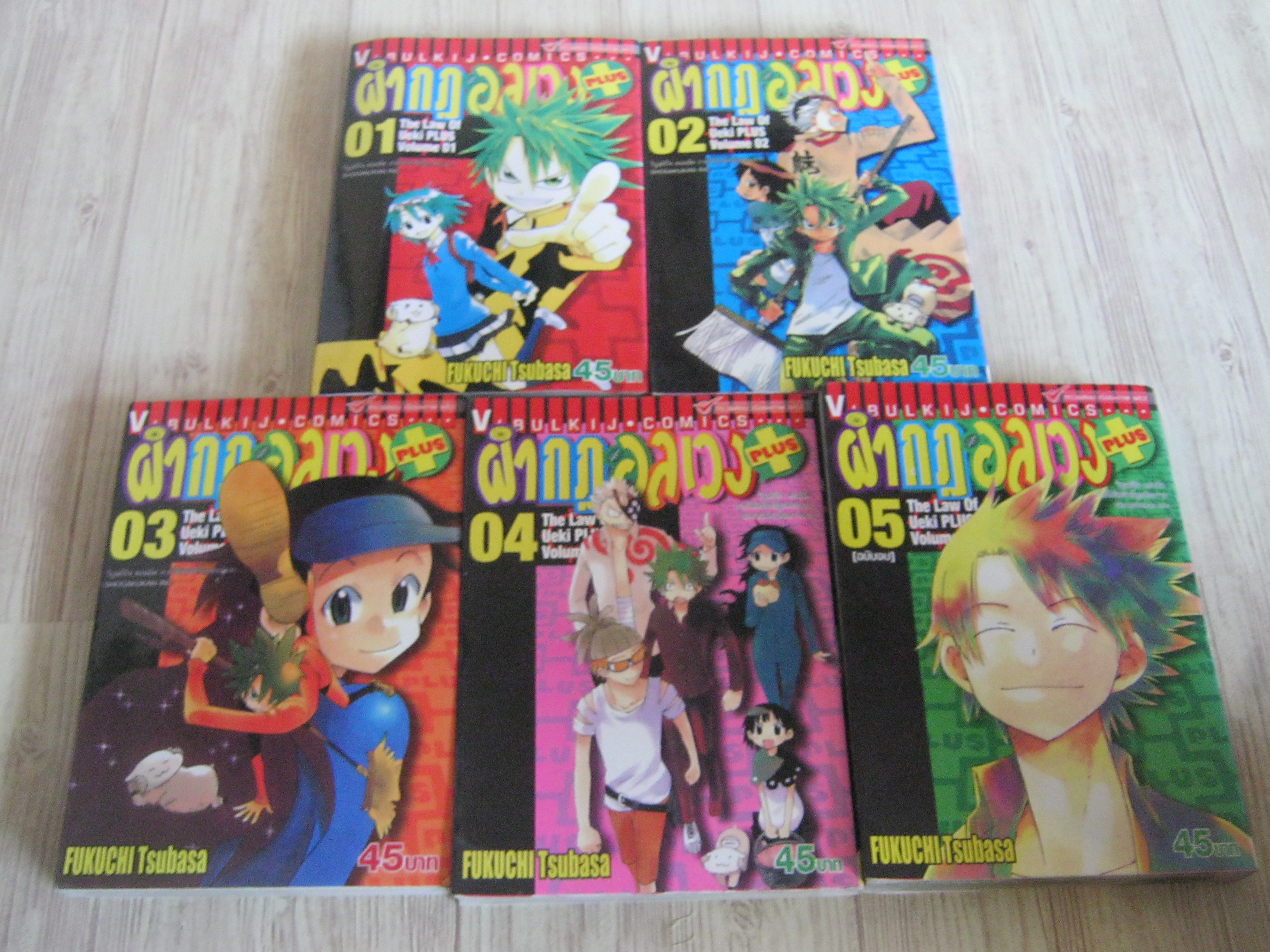ผ่ากฏอลเวง PLUS ครบชุด 5 เล่มจบ Fukuchi Tsubasa เขีบย