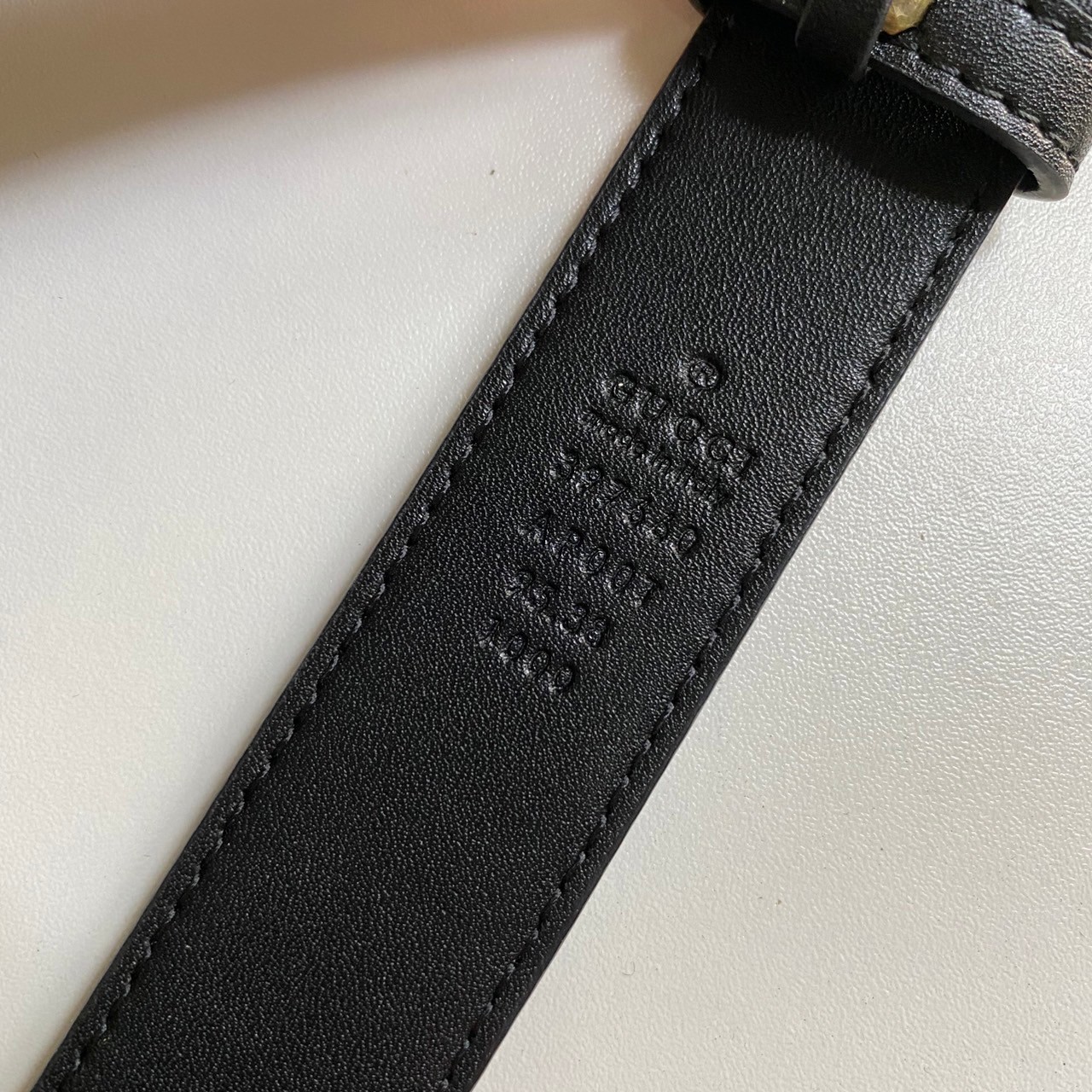 GUCCI double GG belt Cow leather งานหนังแท้ ภาพสินค้าจริง พร้อมส่งที่ไทย 4 ขนาด