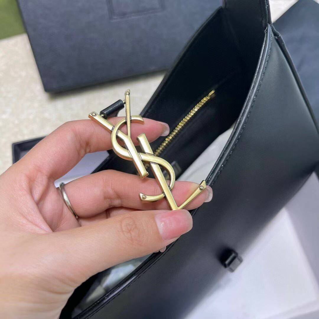 VIP 】หนังแท้ YSL SAINT LAURENT Le 5 à 7 leather shoulder bag