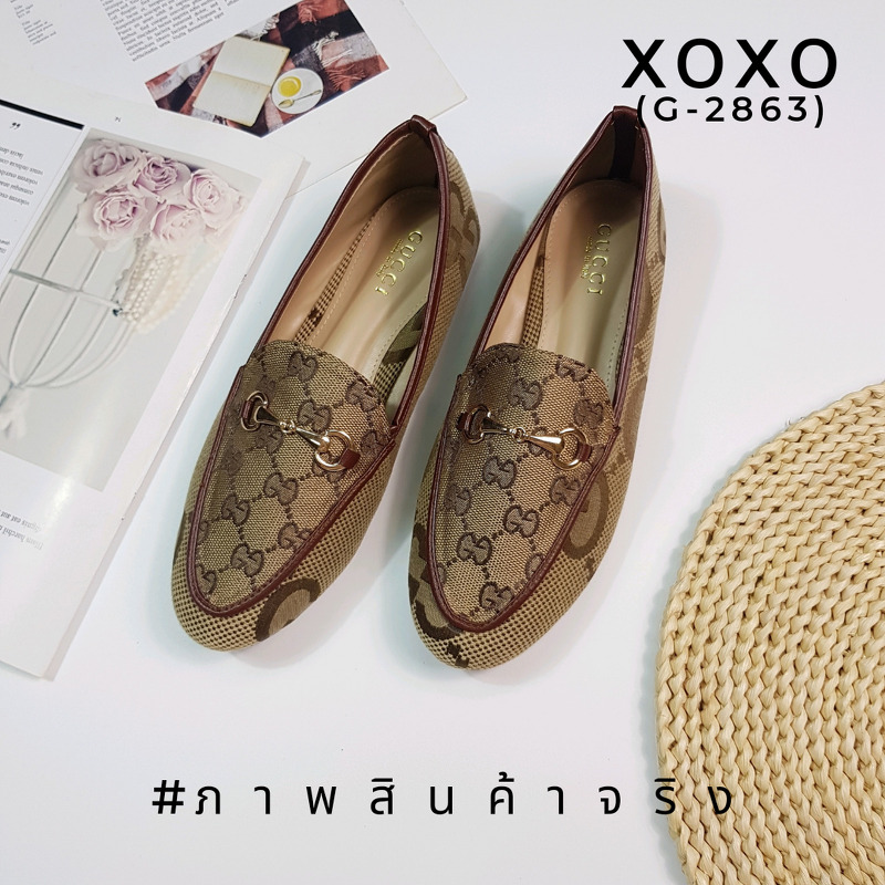 GUCCI รองเท้าคัชชู GG jumbo collection ใหม่ ล่าสุดปีนี้เลย ผ้าลายใหม่ ไม่เหมือนใคร งานชนช้อปค่ะ ปั้มแบรนด์ สวยมาก