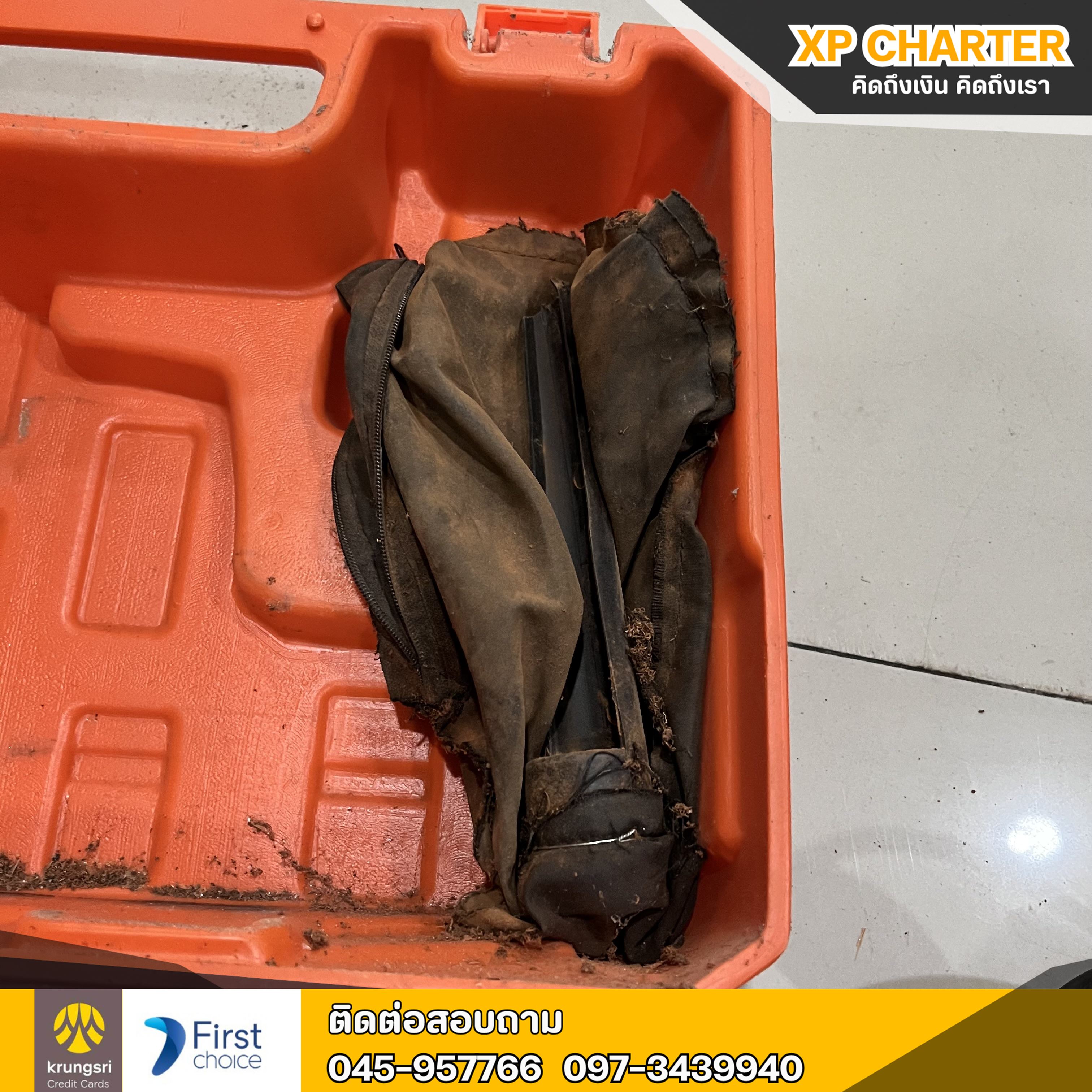 (ร16976) Pumpkin เครื่องขัดกระดาษทรายสายพาน 4 นิ้ว **เป็นสินค้าขายตามสภาพ ไม่มีประกันร้าน **