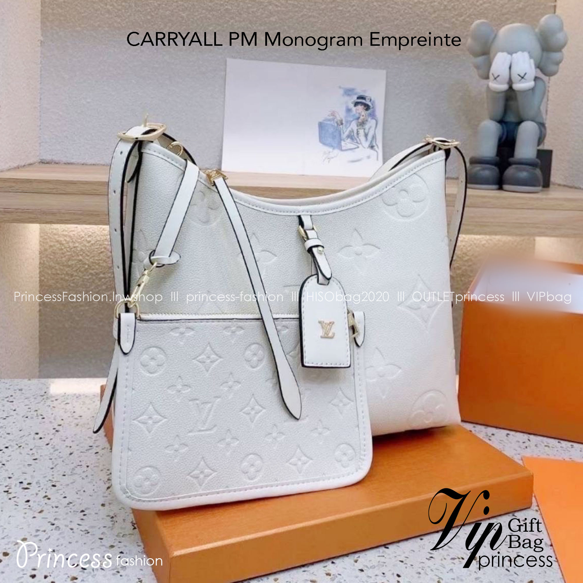 LV CARRYALL PM Monogram Empreinte รุ่นลิมิเต็ดสีเรียบหรู ที่สาวๆตามหา กระเป๋าสะพายไหล่ทรงสวย ดีไซน์เรียบง่ายคลาสสิค หรู ดูผู้ดี รูปทรงใช้งานง่าย มาพร้อมใบลูก ไว้เก็บของจุกจิก วัสดุหนังแคนวาส พร้อมเสิร์ฟให้ในราคาน่ารักๆ ของมันต้องมีแบบนี้ ก็ต้องตำได้แล้วน้