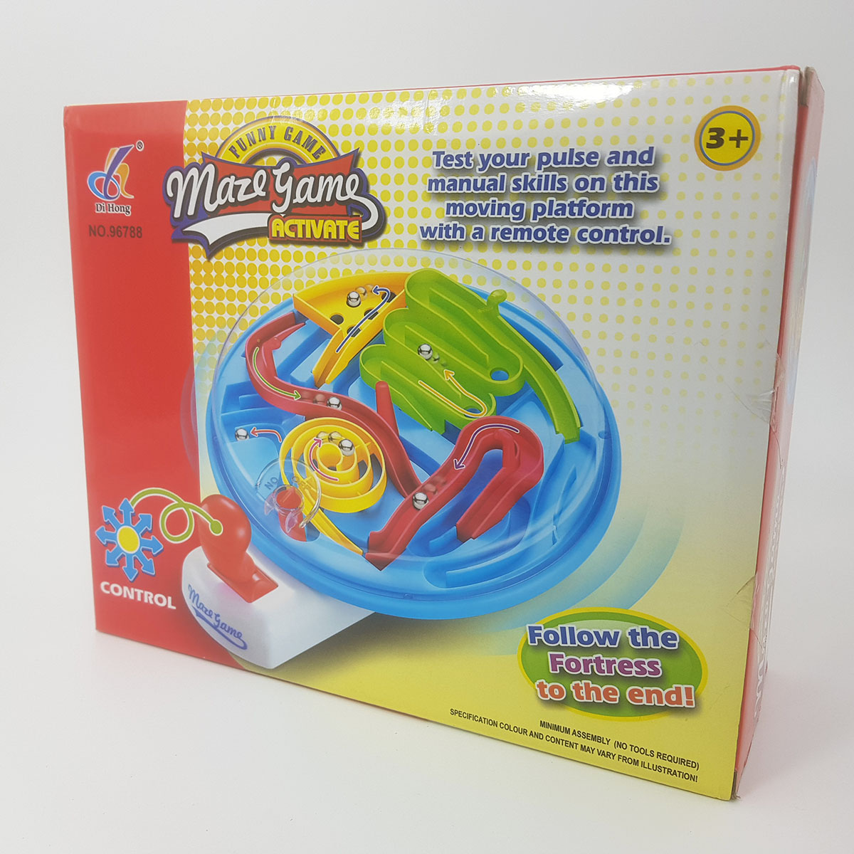 เกมคอนโทรลลูกเหล็กไหลตามราง maze game