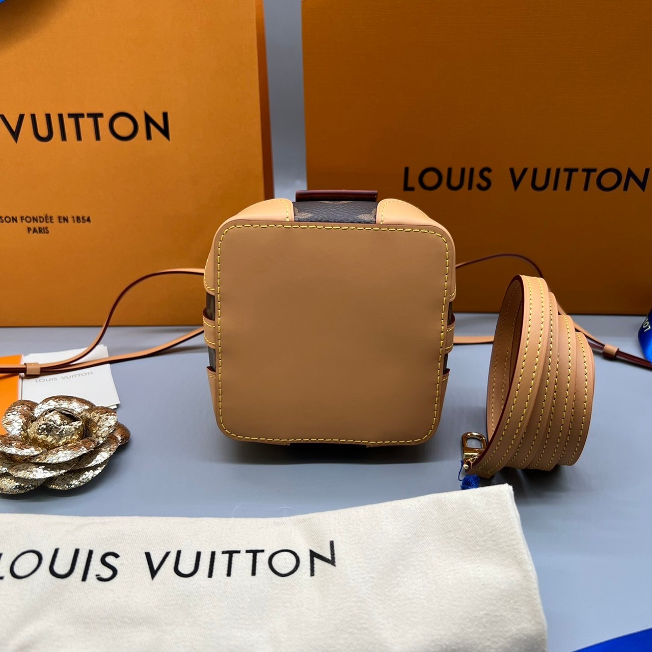 ORI Louis Vuitton Noe Purse Monogram Brown / LV NOE PURSE IN MONOGRAM เกรดออริจินอล สินค้าจริงตามรูป พร้อมส่งที่ไทย