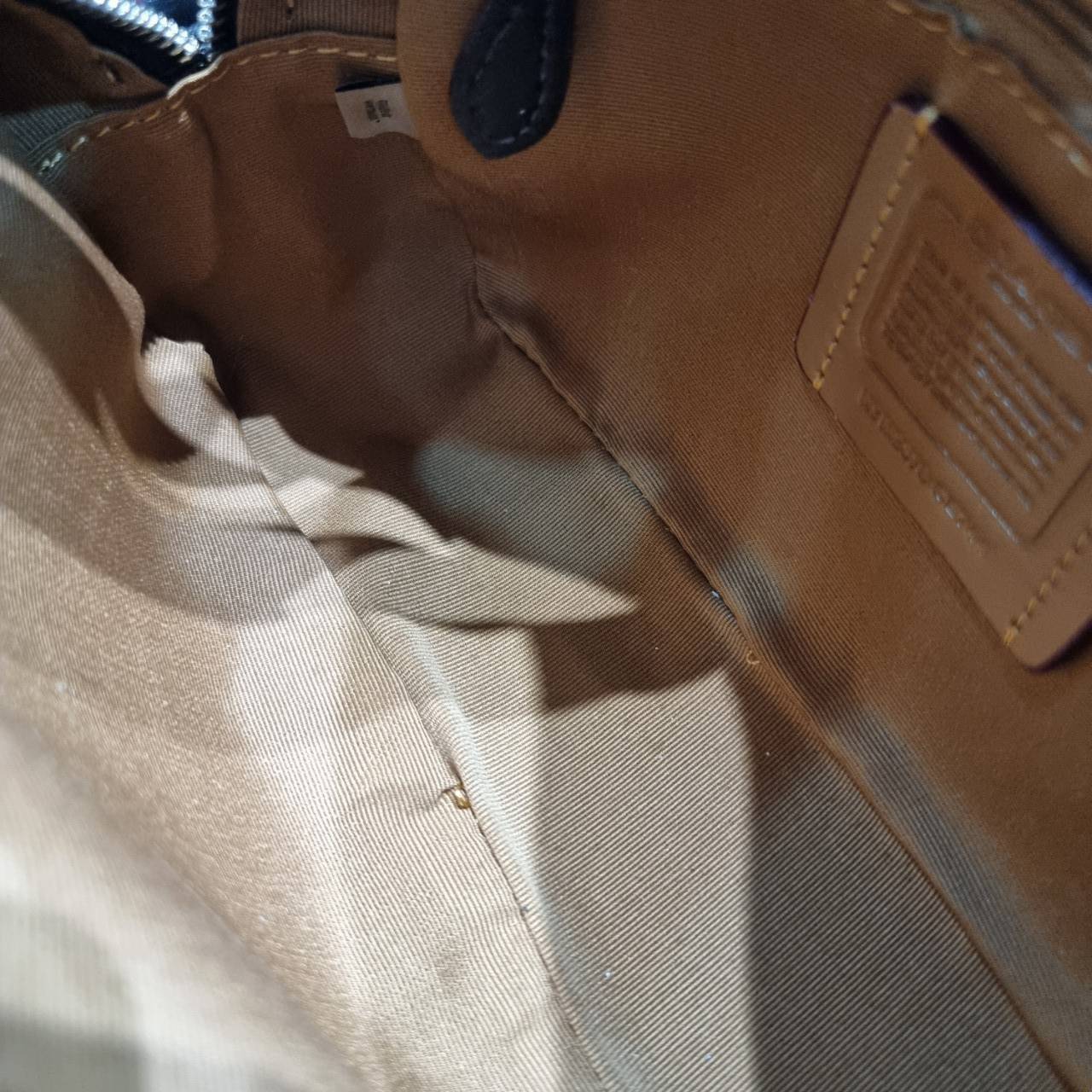 COACH CE744 CAMERA BAG IN SIGNATURE DENIM กระเป๋าสะพายข้างรูปทรงสวยคลาสสิค BLACK MULTI เกรดท็อปออริ เกรดดีสุด สลับแท้ 1:1