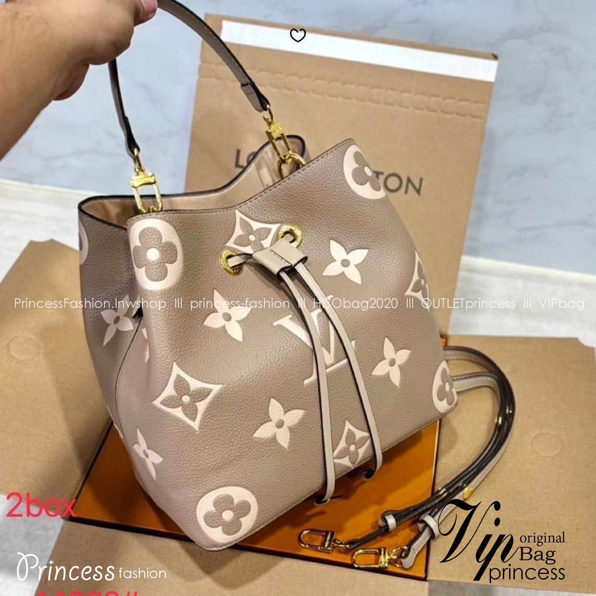 LV NeoNoe MM Monogram Flower กระเป๋าสะพายทรงบัคเก็ตเสน่ห์ชวนหลงใหล อีกหนึ่งรุ่นท็อปฮิต ที่ไม่มีไม่ได้จริงๆ